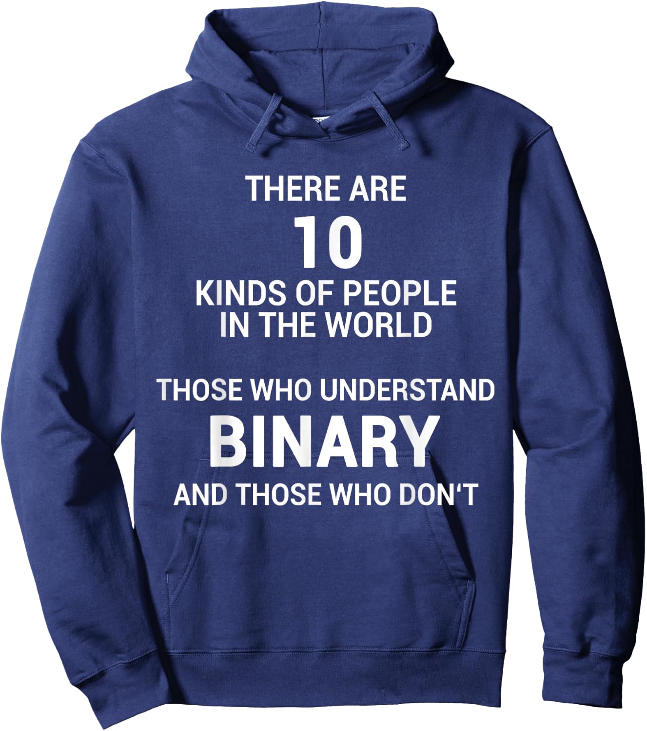 Programmer Binary Funny Computer Nerd Binary System Hoodie - Hoodie | Navy