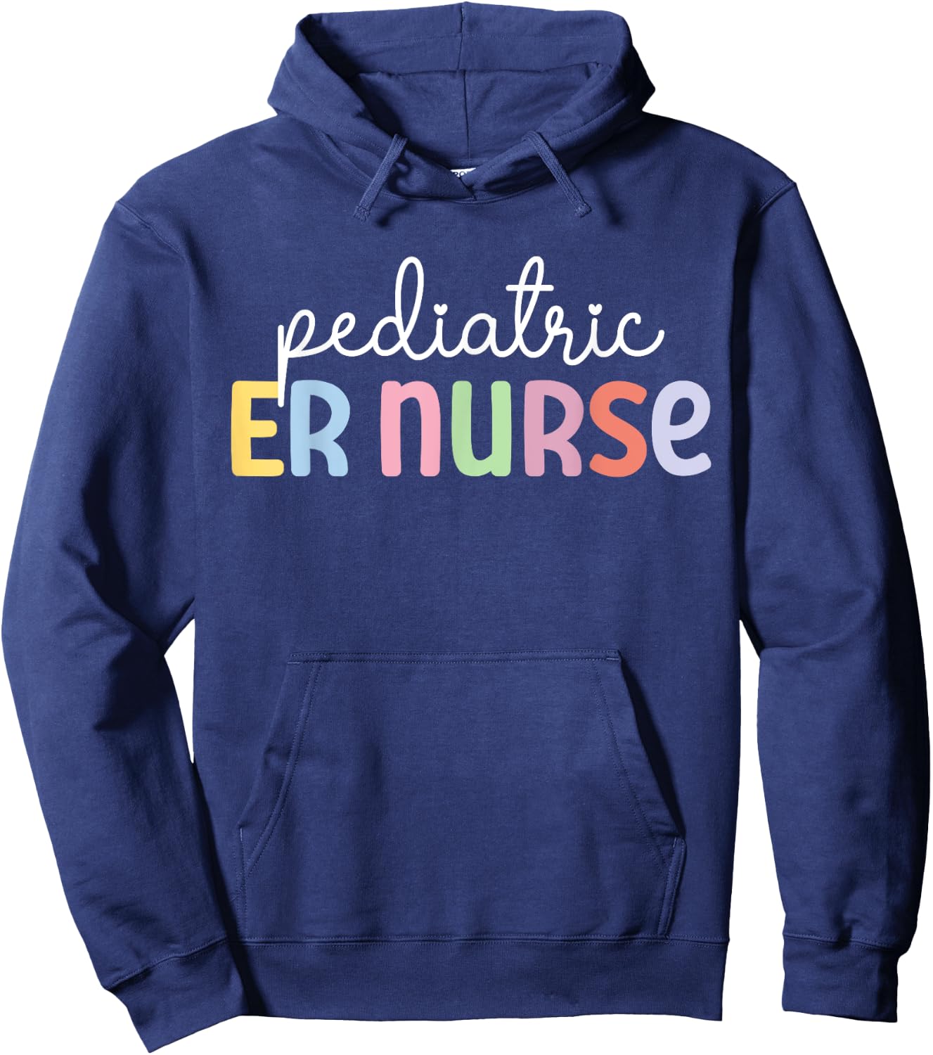 Pediatric ER Nurse Best Pediatric Emergency Nurse Hoodie - Hoodie | Navy