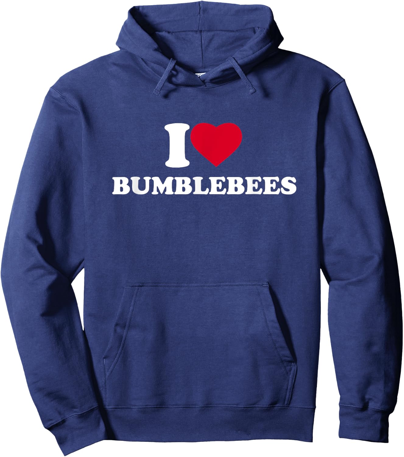 I Love Bumblebees I Heart Bumblebees Lover Hoodie - Hoodie | Navy