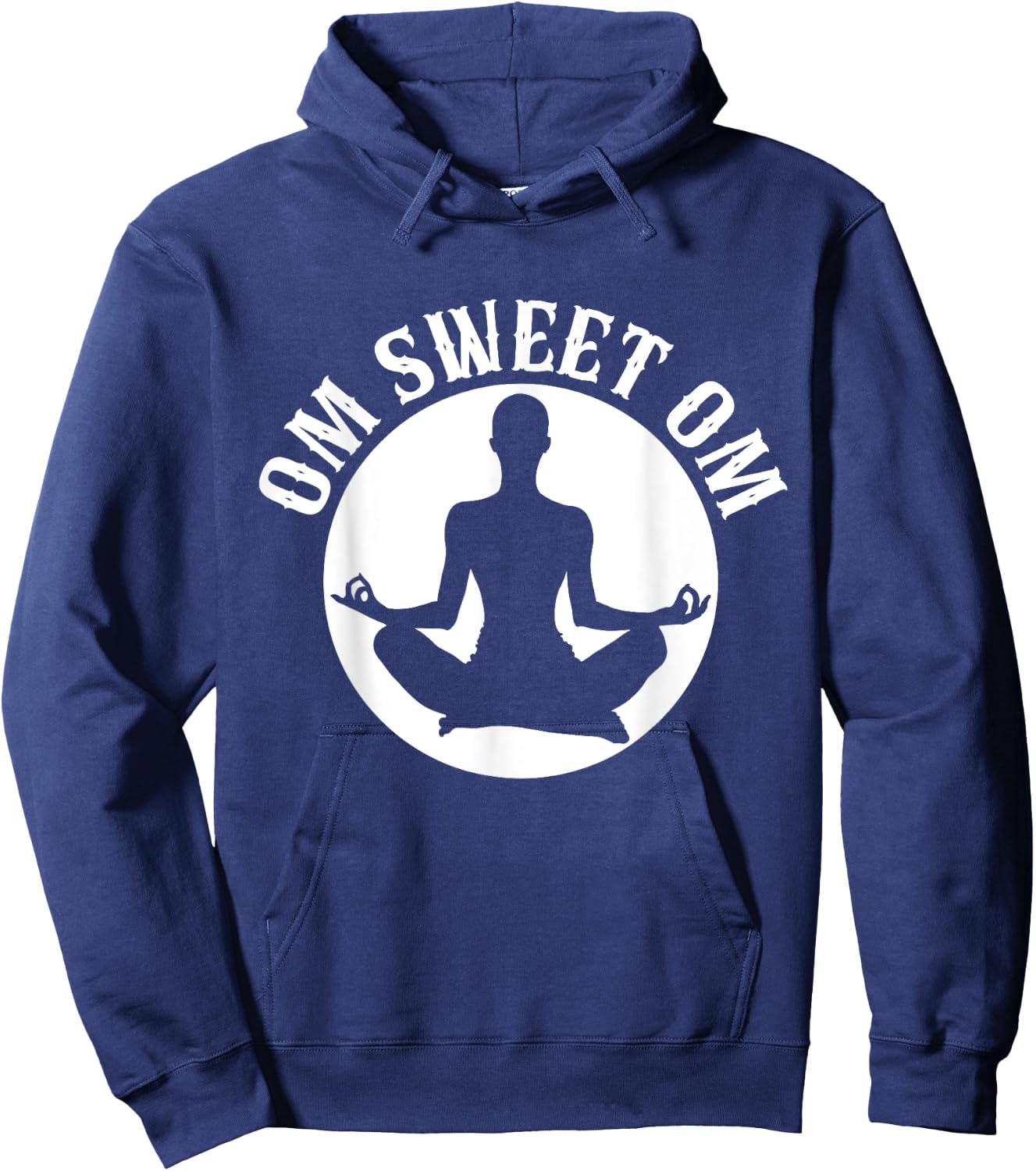 Om Sweet Om Meditation Hoodie - Hoodie | Navy