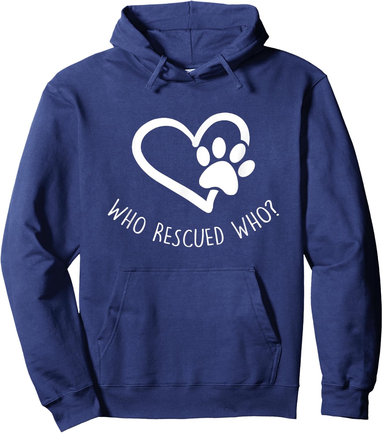 Adopt and Rescue Animal for Animal Foster & Shelters Hoodie - Hoodie | Navy
