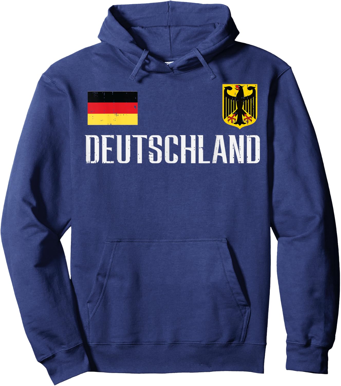 Germany Flag Deutschland Football Soccer Fan Men Women Kids Hoodie - Hoodie | Navy