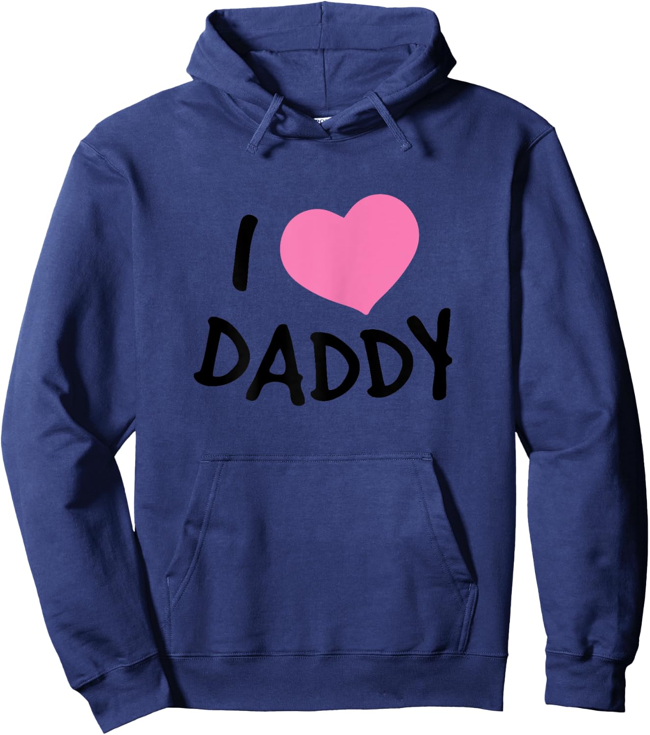 I Love Daddy Women's Nightgown , white, Female X-Small Hoodie - Hoodie | Navy