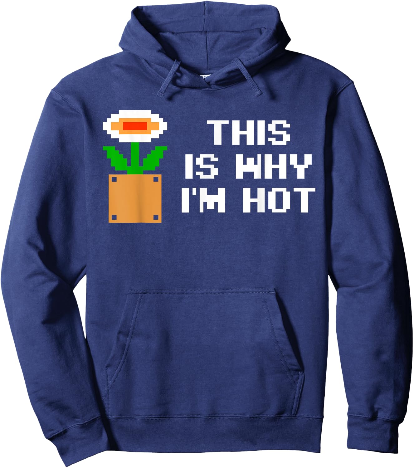 This Is Why I'm Hot Apparel Hoodie - Hoodie | Navy