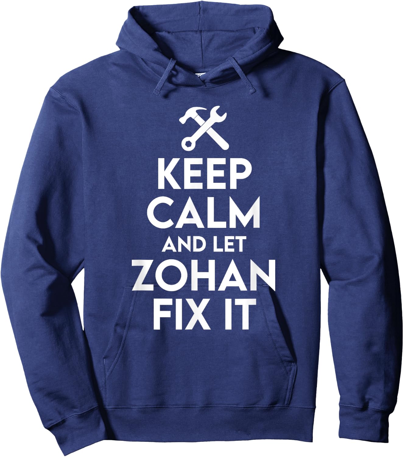 Zohan Handyman Birthday Name Personalized Zohan Mechanic Hoodie - Hoodie | Navy