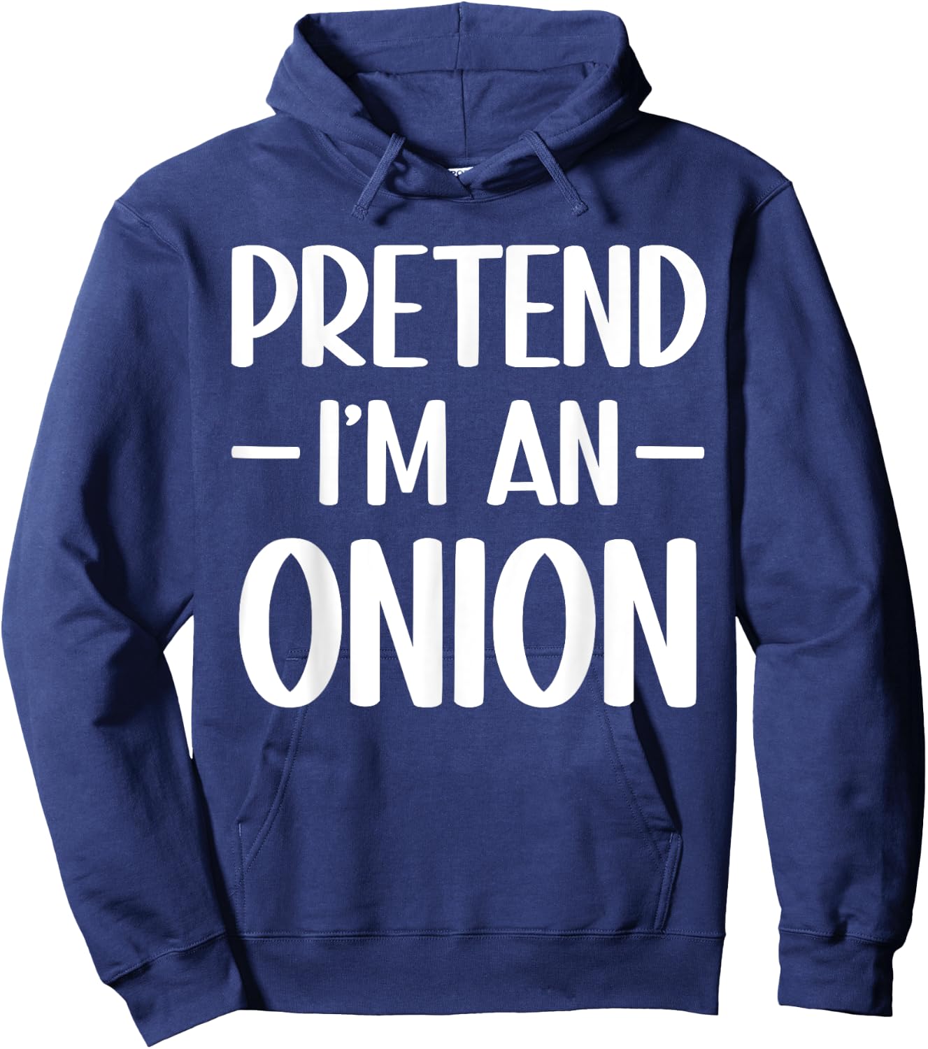 Pretend I'm an onion Halloween costume, red onion costume Hoodie - Hoodie | Navy