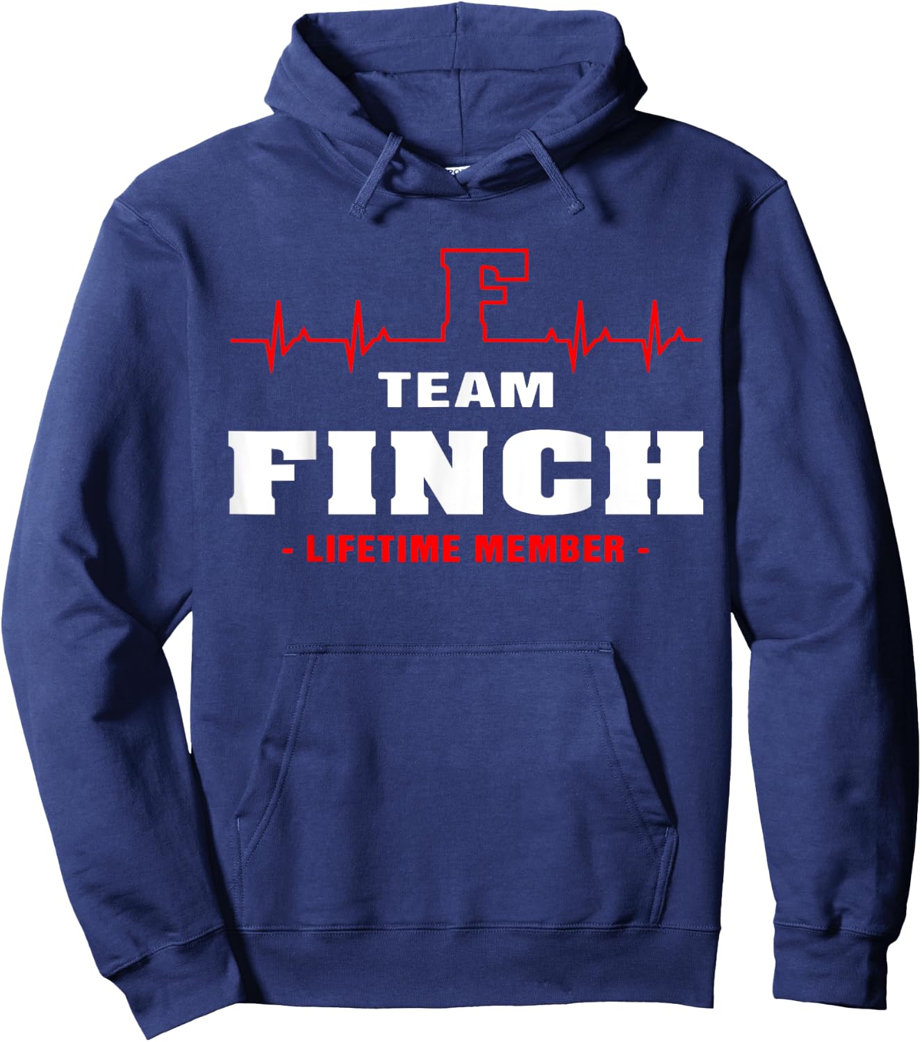 FINCH Surname Family Name Team FINCH Lifetime Member , black Hoodie - Hoodie | Navy
