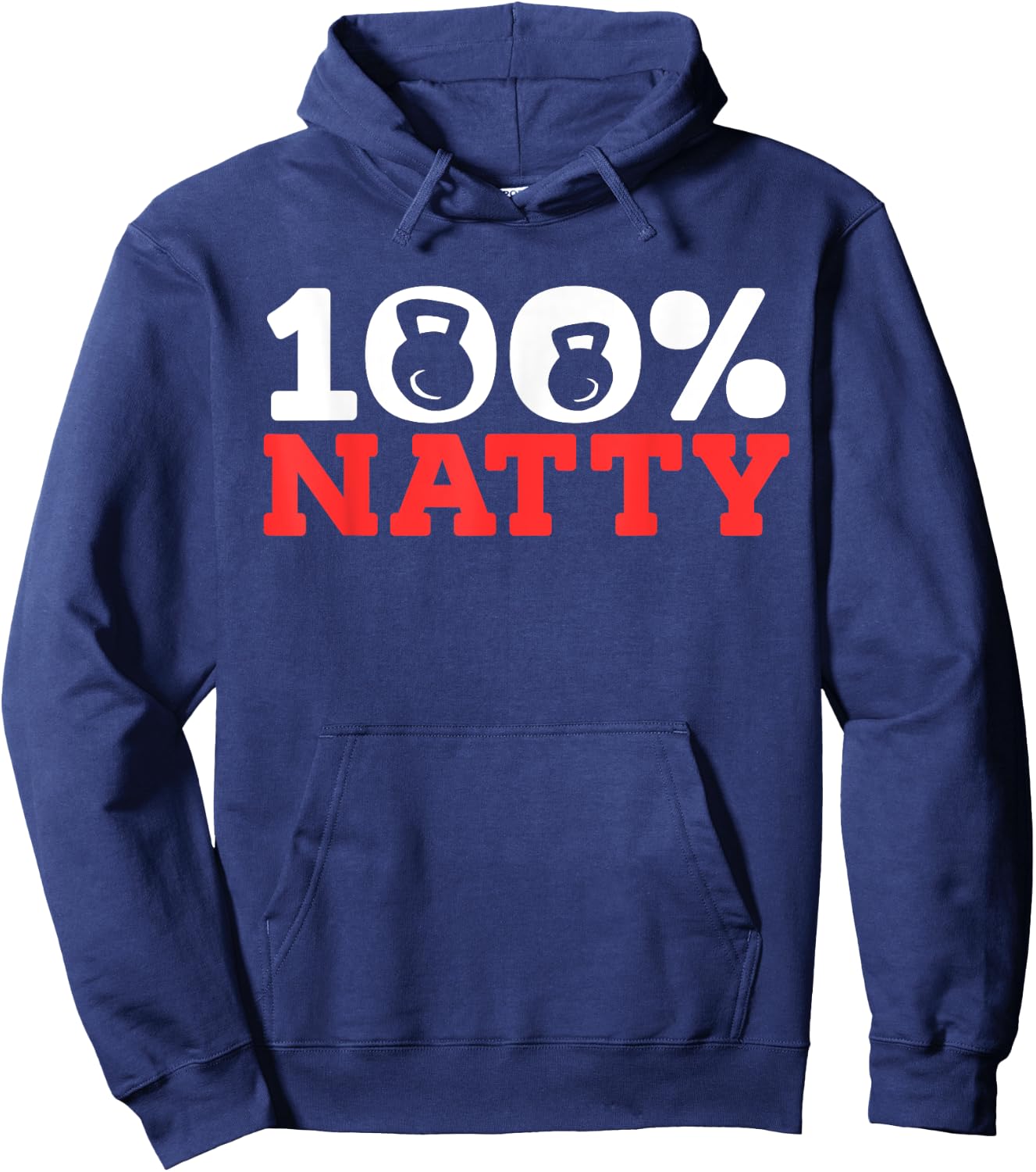 100% Natty 100 Percent Natural Hoodie - Hoodie | Navy