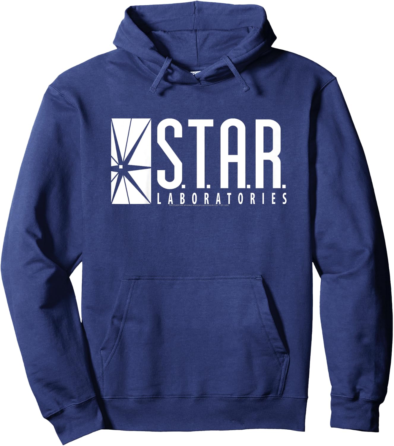 Kids DC Comics Flash Star Labs Logo White Camiseta , Black, 2 Hoodie - Hoodie | Navy