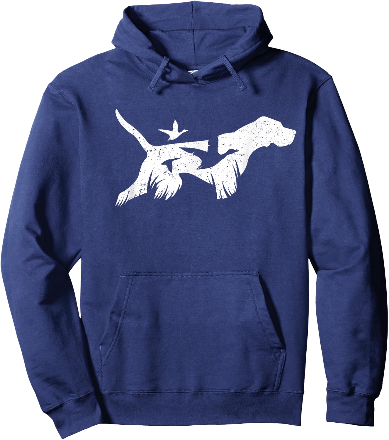 GERMAN SHORTHAIRED POINTER GSP Hunting Dogs, A Born Hunter Hoodie - Hoodie | Navy