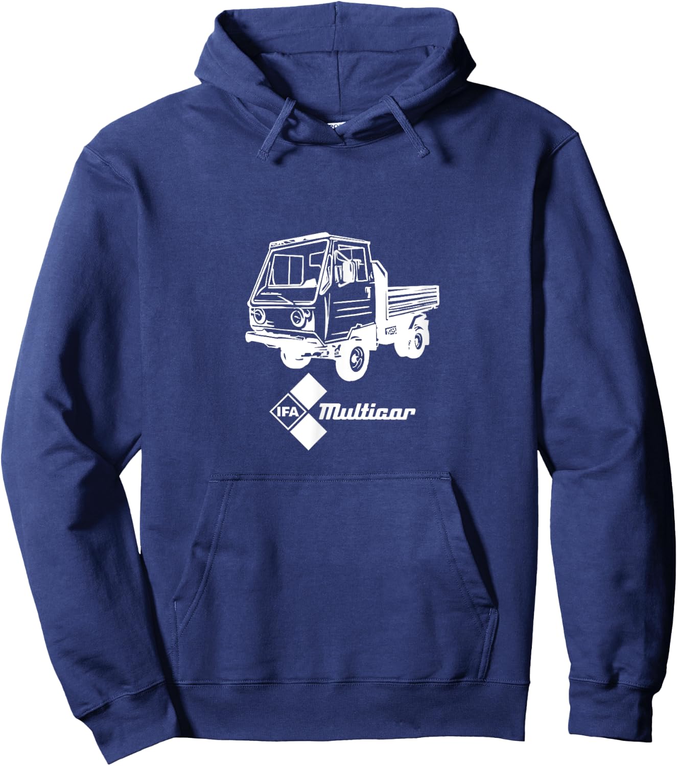 Multicar IFA DDR East German Commercial Vehicle M22 M25 M26 Dumper , black Hoodie - Hoodie | Navy
