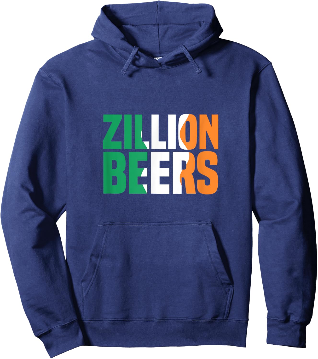 Barstool Sports Zillion Beers Saint Patrick's Day Hoodie - Hoodie | Navy