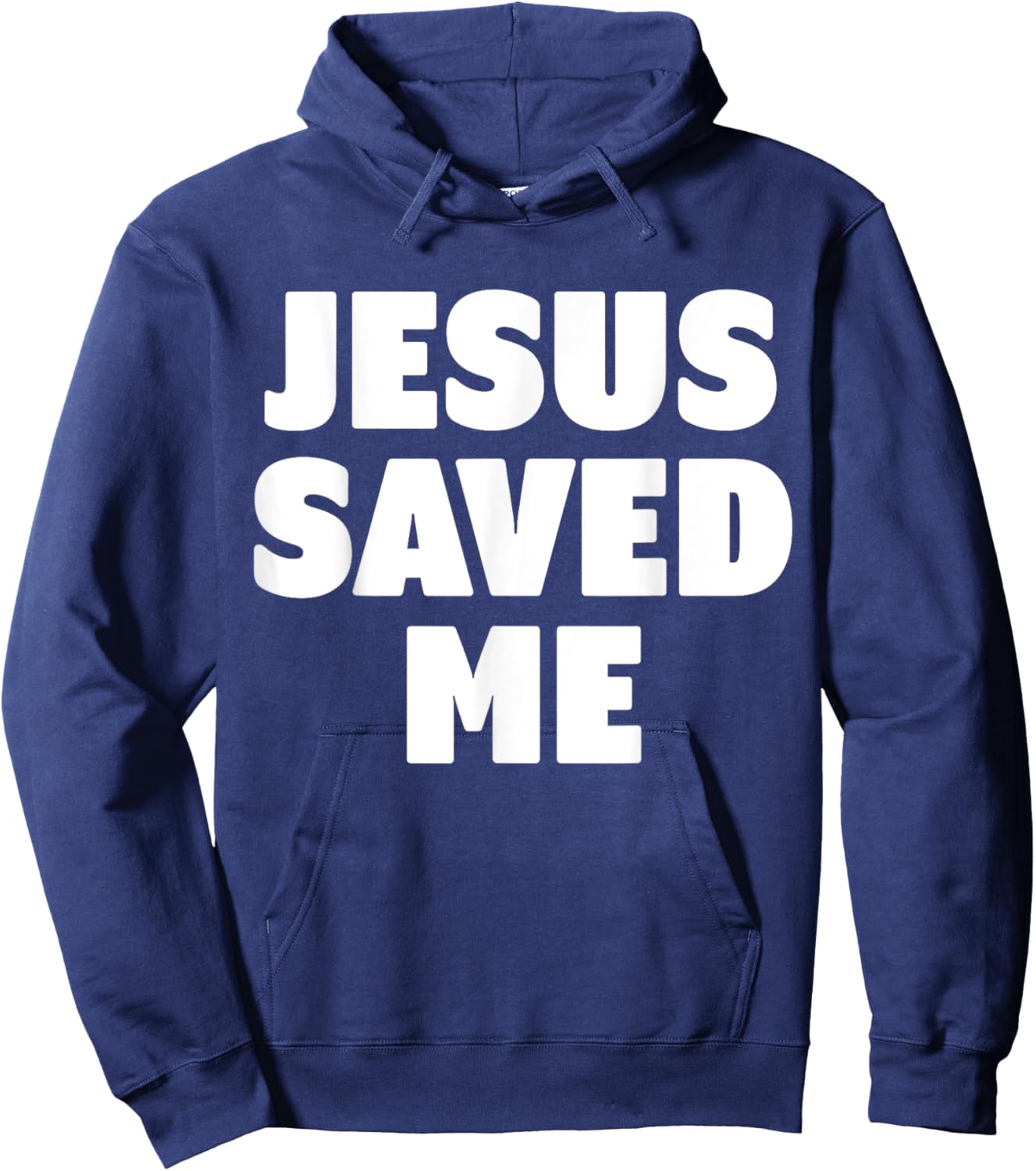 Jesus Saved Me Hoodie - Hoodie | Navy