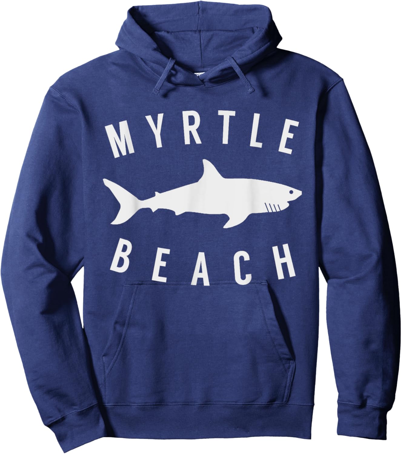 Myrtle Beach South Carolina T Shirt Shark SC Souvenir Hoodie - Hoodie | Navy