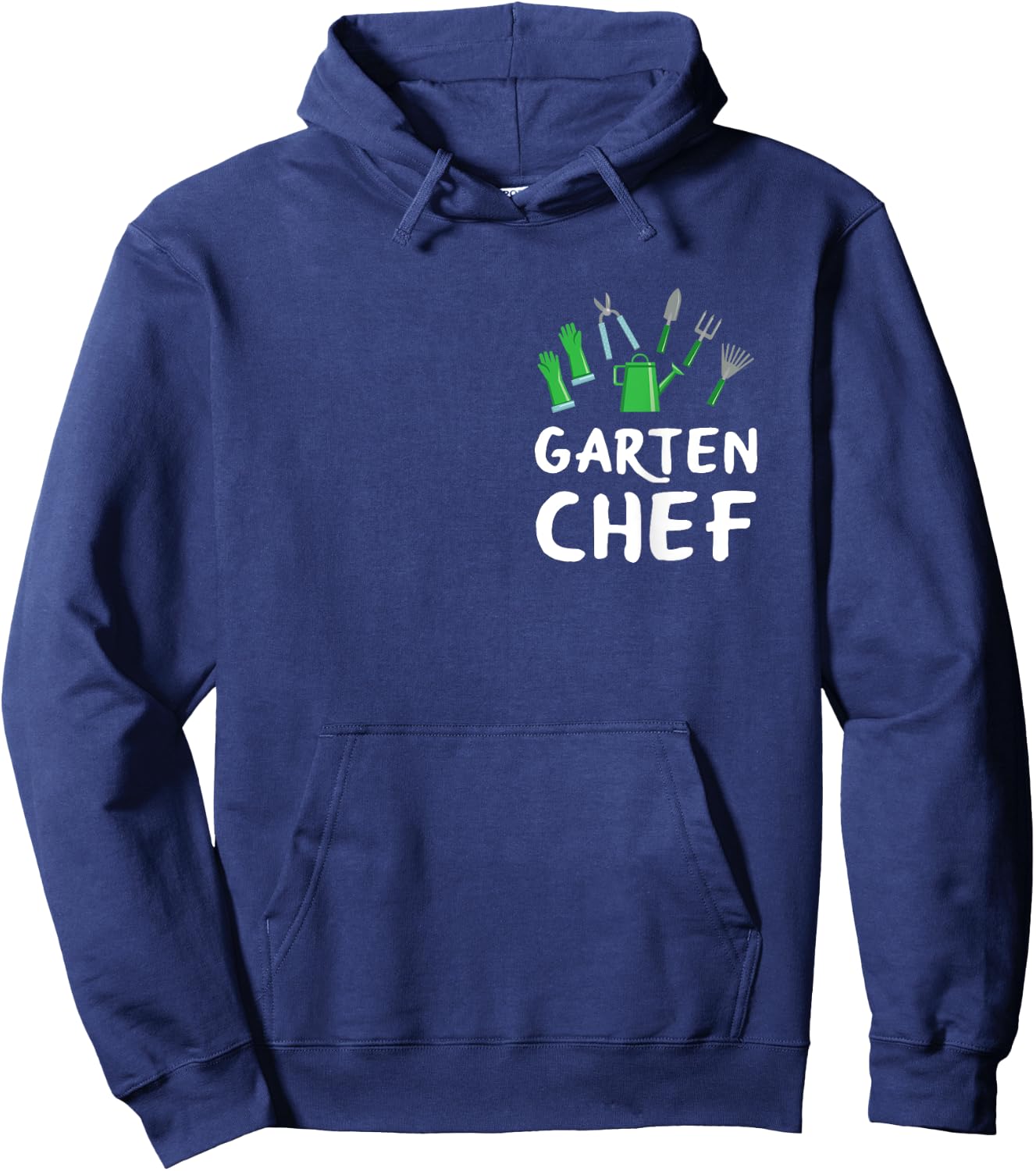 with German Text "Gartenarbeit" Hoodie - Hoodie | Navy