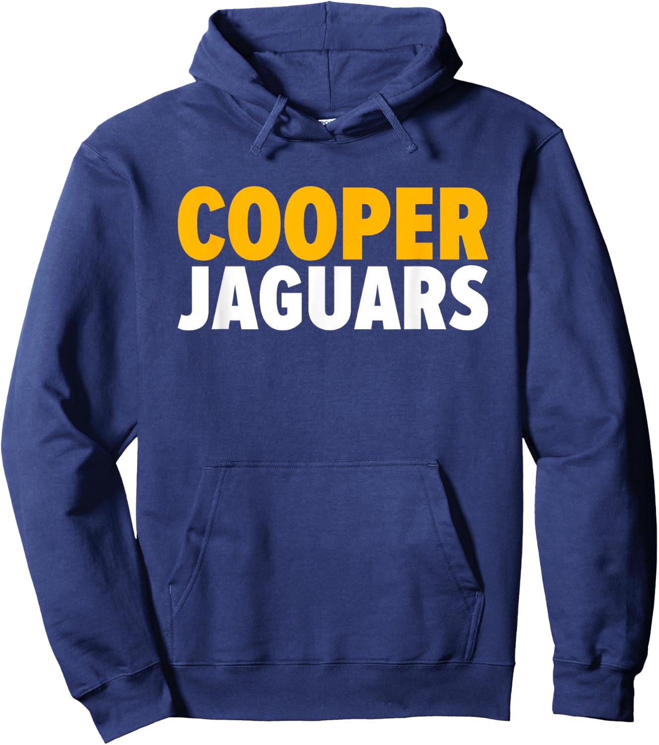 Cooper Jaguars Bold Hoodie - Hoodie | Navy