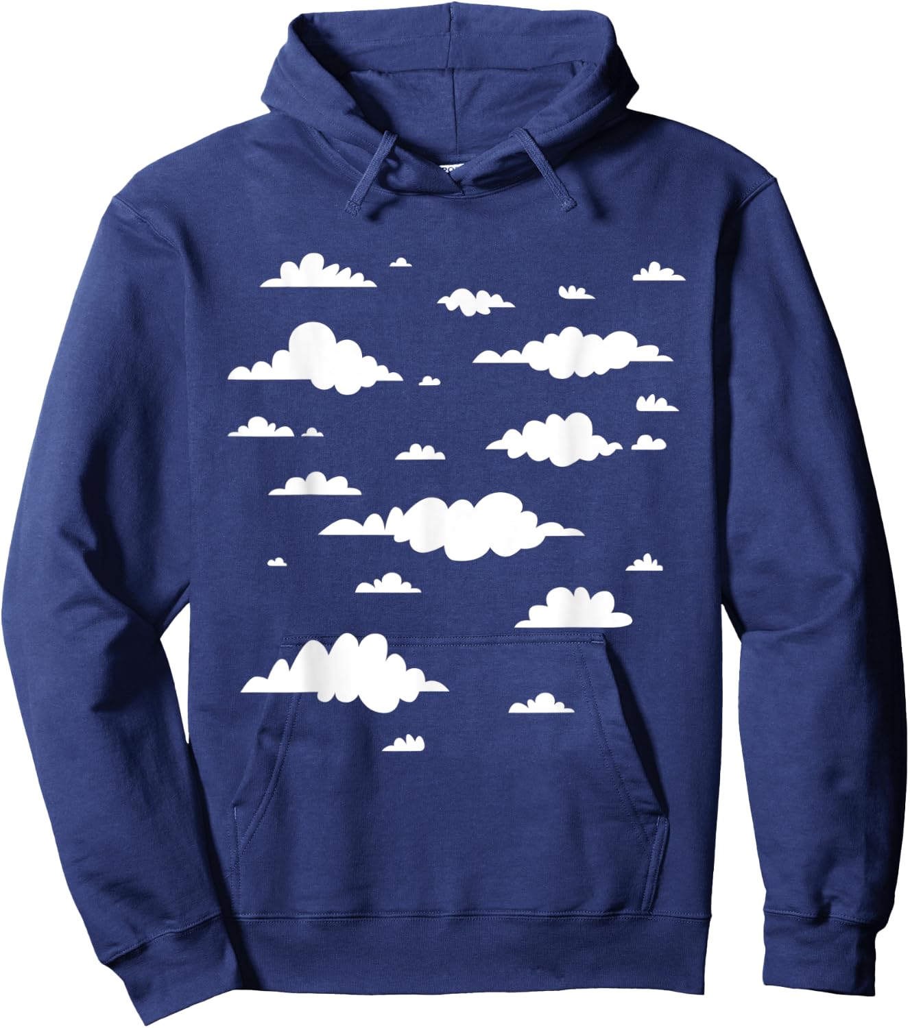 Clouds Pastel core Clothing Kawaii Japanese Style Pastelcore Hoodie - Hoodie | Navy