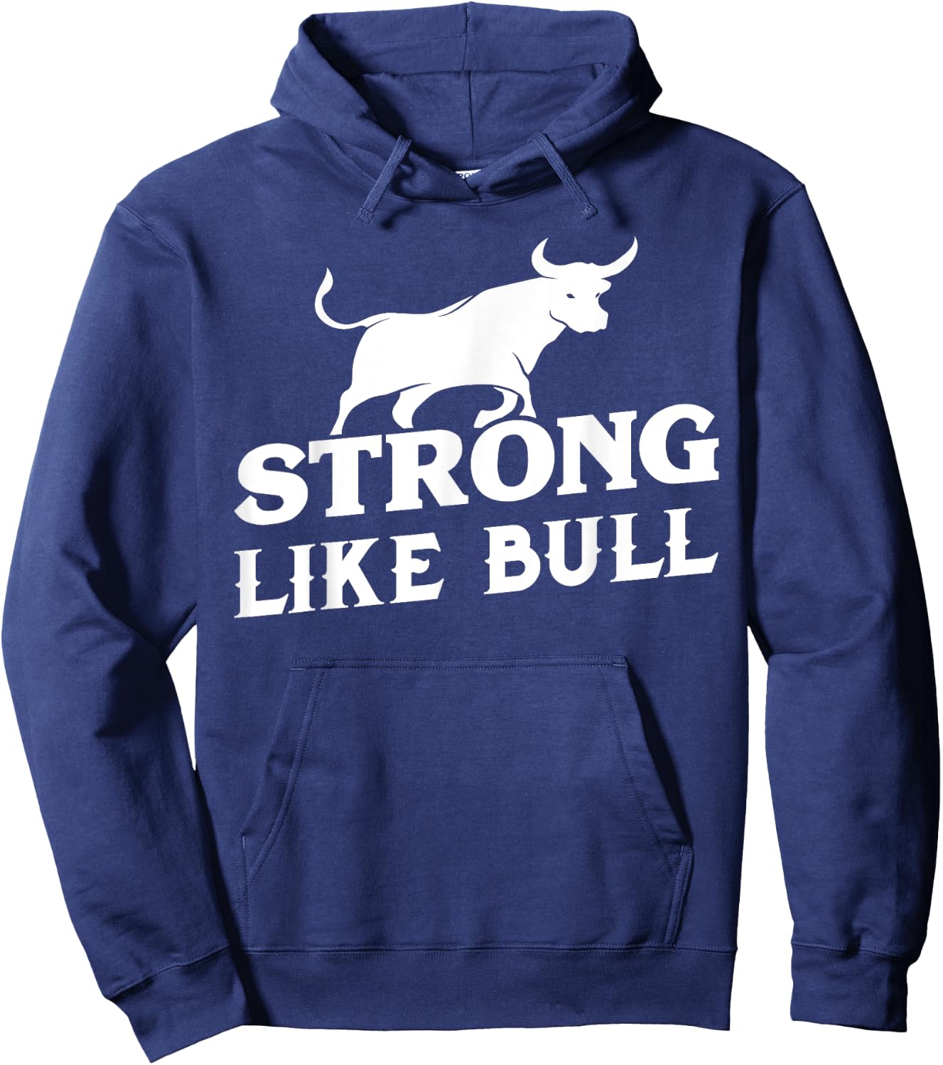 Strong Like A Bull Powerlifting Bodybuilding Hoodie - Hoodie | Navy