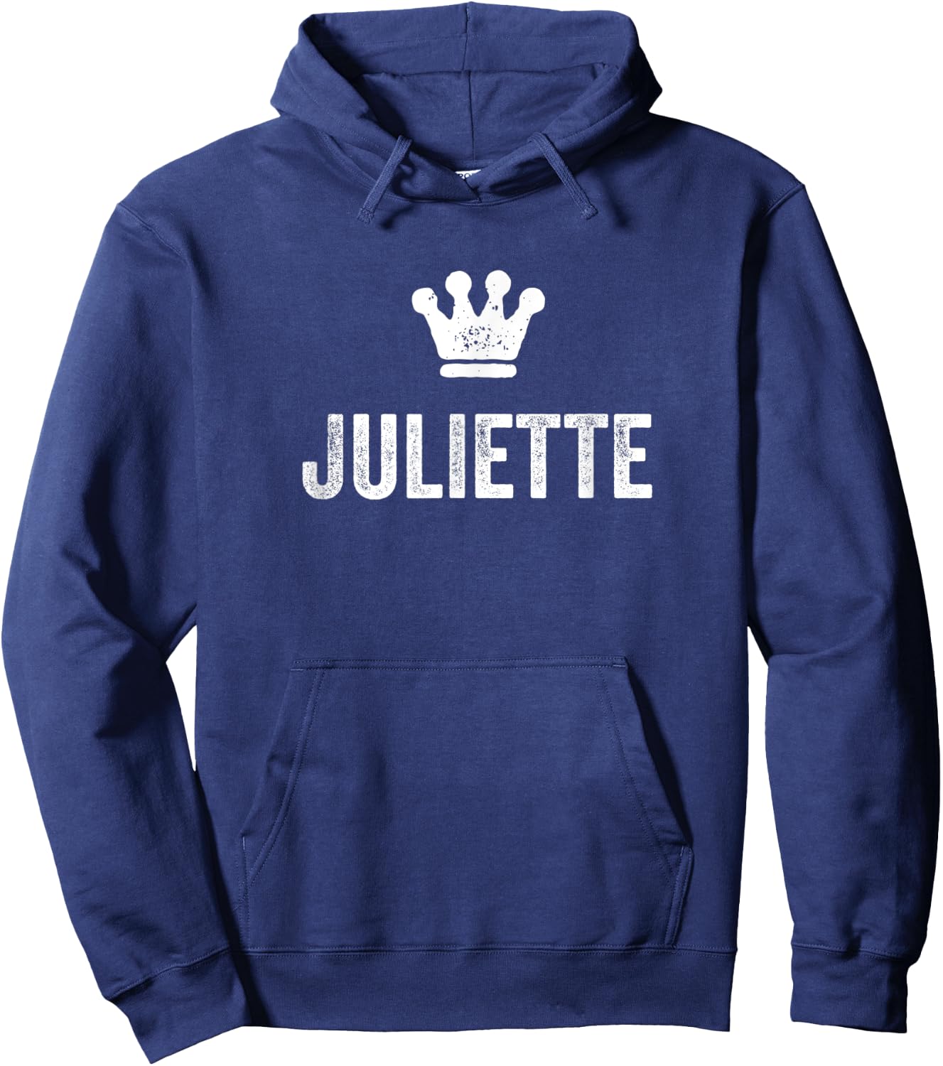 Juliette the Queen / Crown & Name Called Juliette Hoodie - Hoodie | Navy