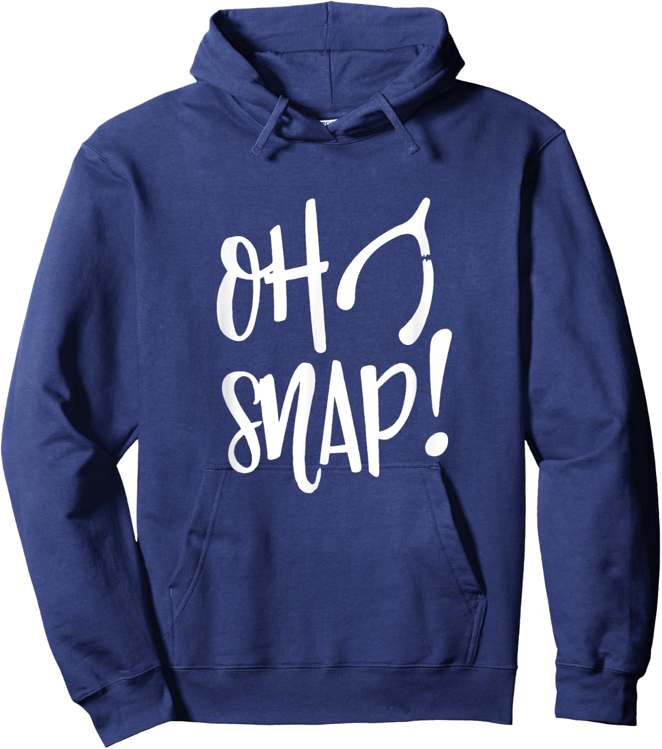 Oh Snap Turkey Wishbone Funny Thanksgiving Costume Hoodie - Hoodie | Navy