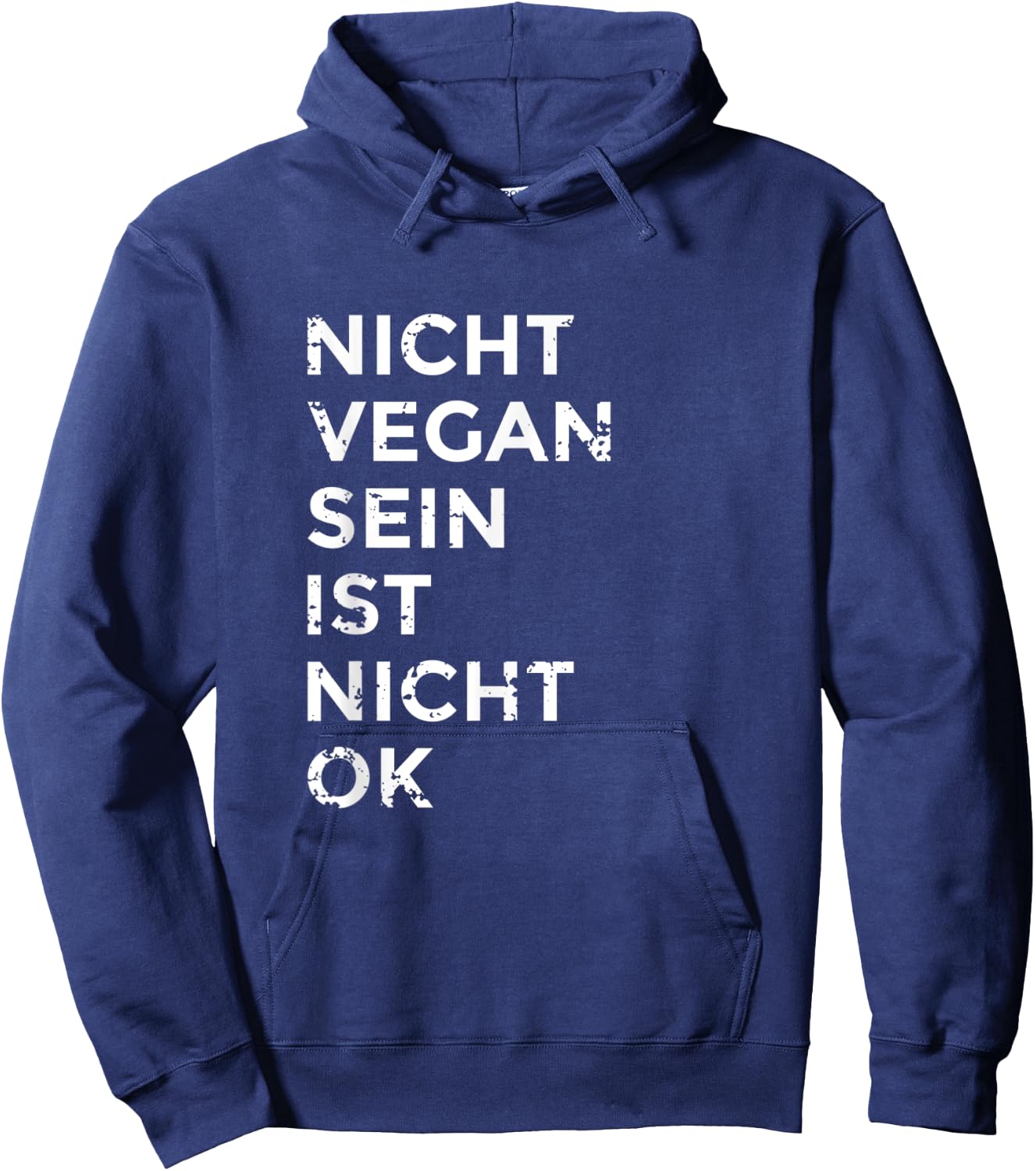 Nicht vegan sein ist nicht ok I Damen & Herren I Veganismus Hoodie - Hoodie | Navy