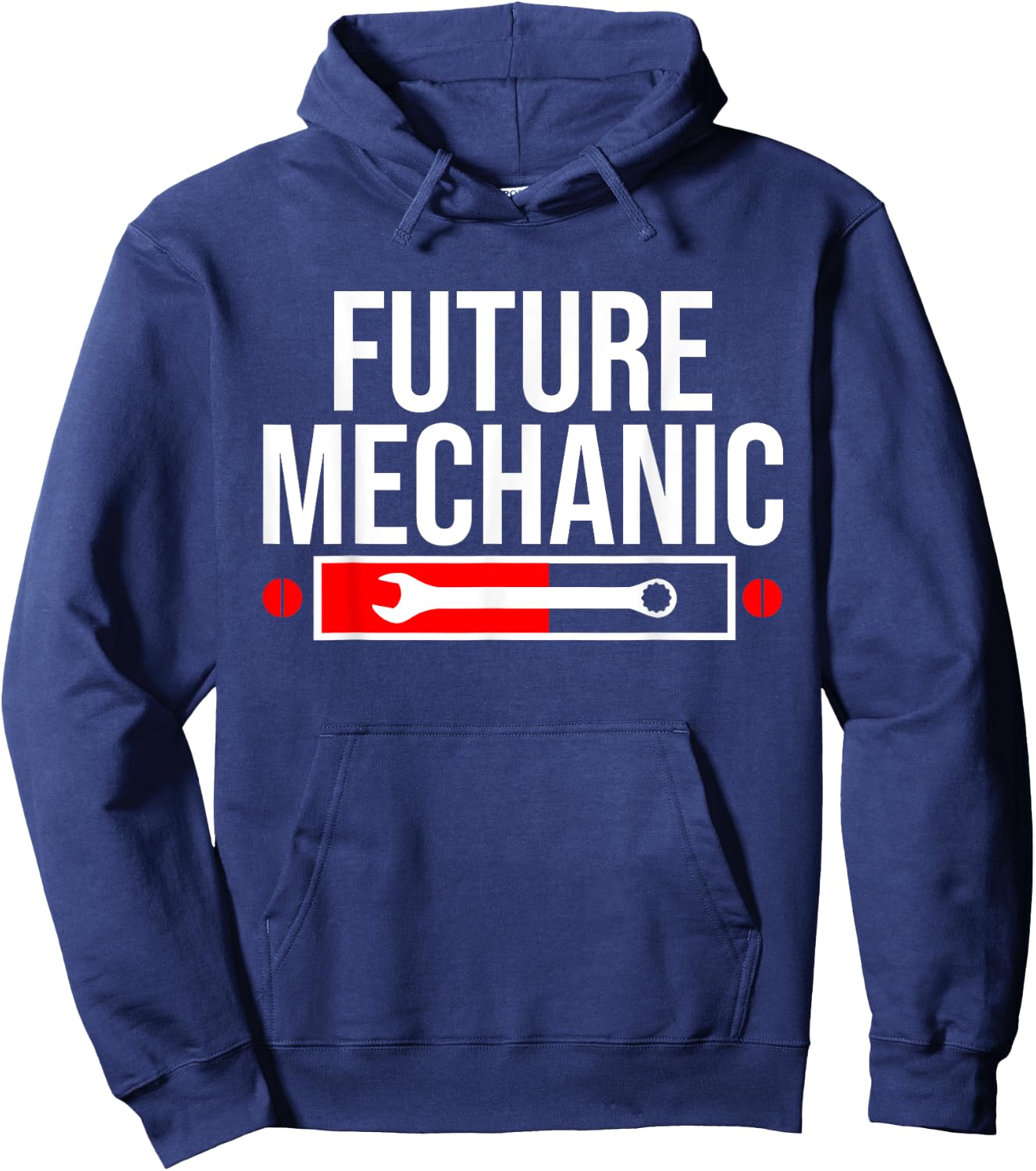 Future Mechanic In Progress Funny Auto Mechanic Humor Gift Hoodie - Hoodie | Navy