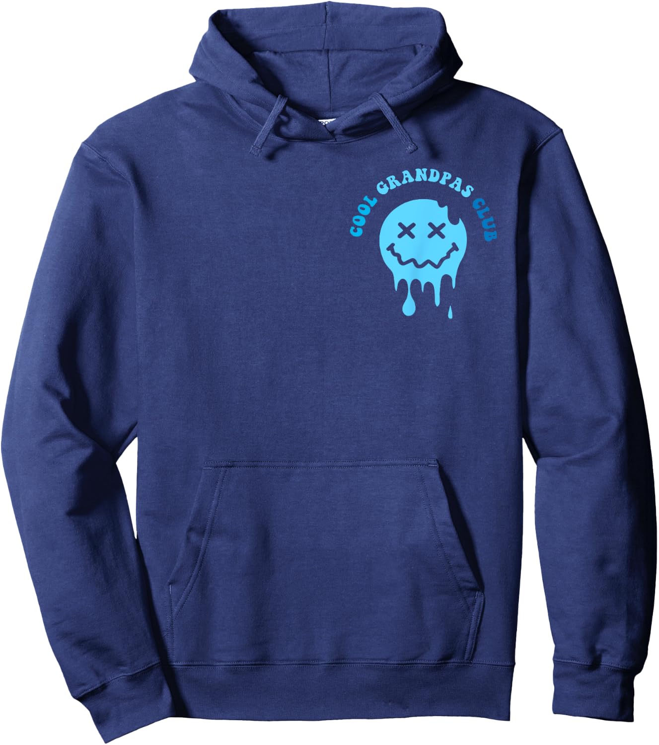 Cool Grandpas Club Shirt Father's Day Grandpa 2 Sided Hoodie - Hoodie | Navy