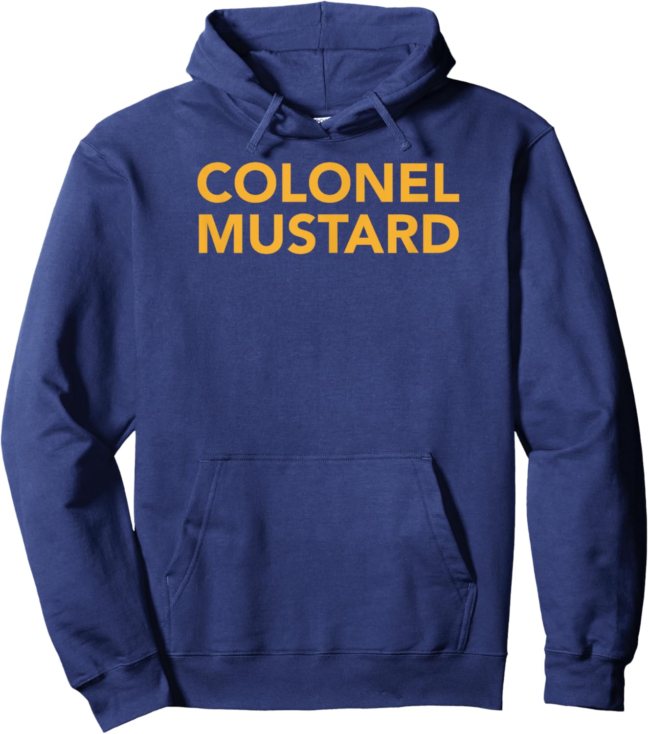 Simple Halloween costume , Colonel Mustard shirt Hoodie - Hoodie | Navy