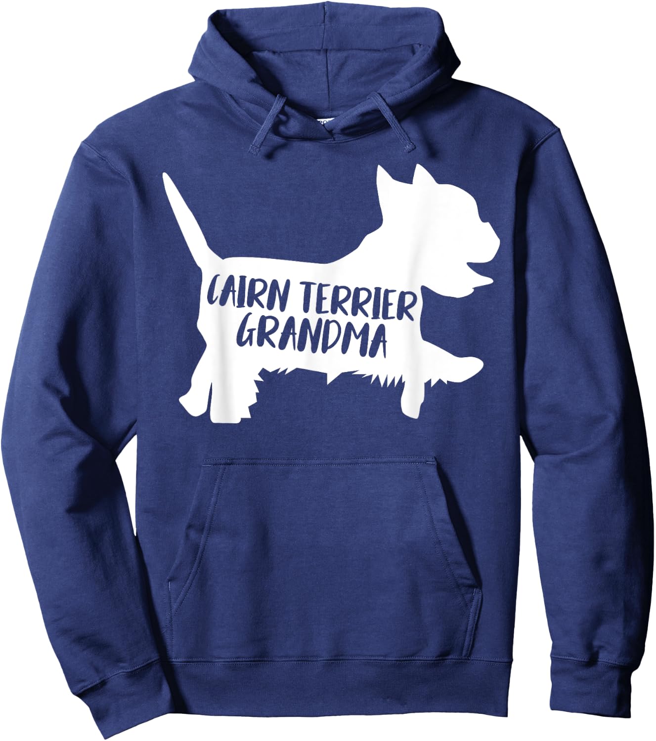 Cairn Terrier Grandma Funny Cairn Terrier Owner Dog Lover Hoodie - Hoodie | Navy