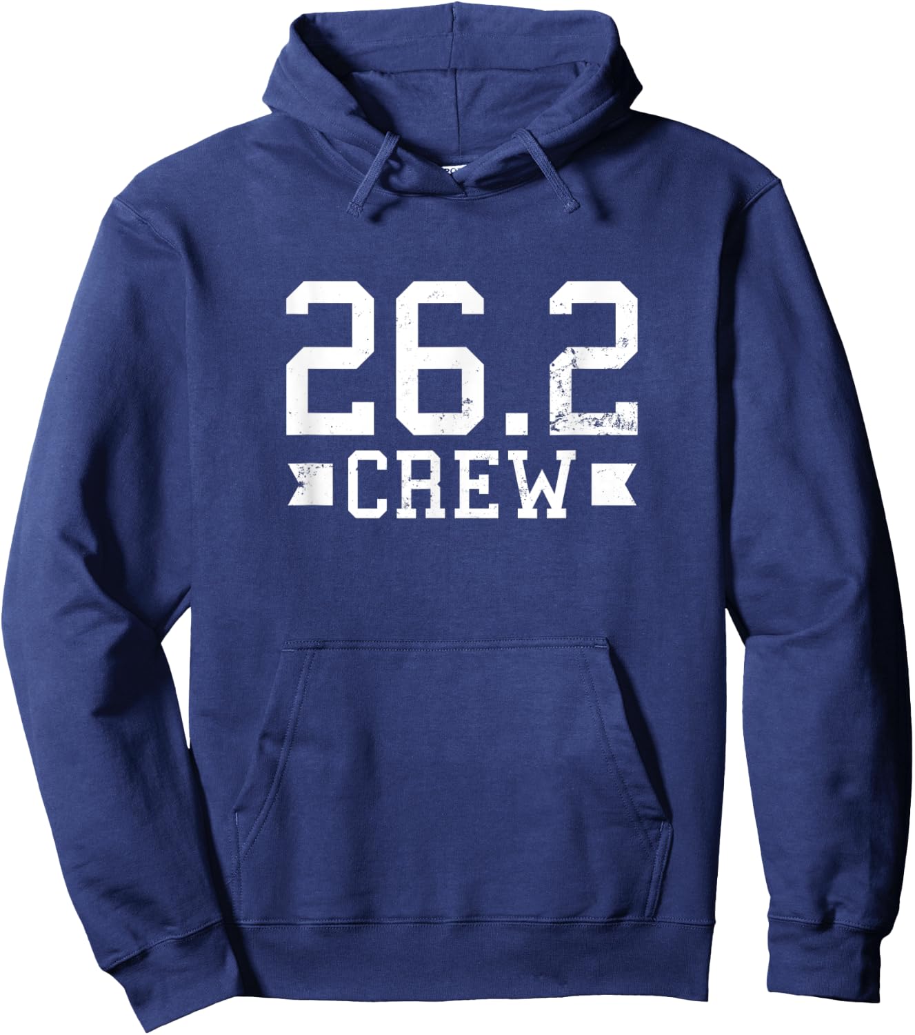 26.2 Running Design Marathon Crew Gift Hoodie - Hoodie | Navy