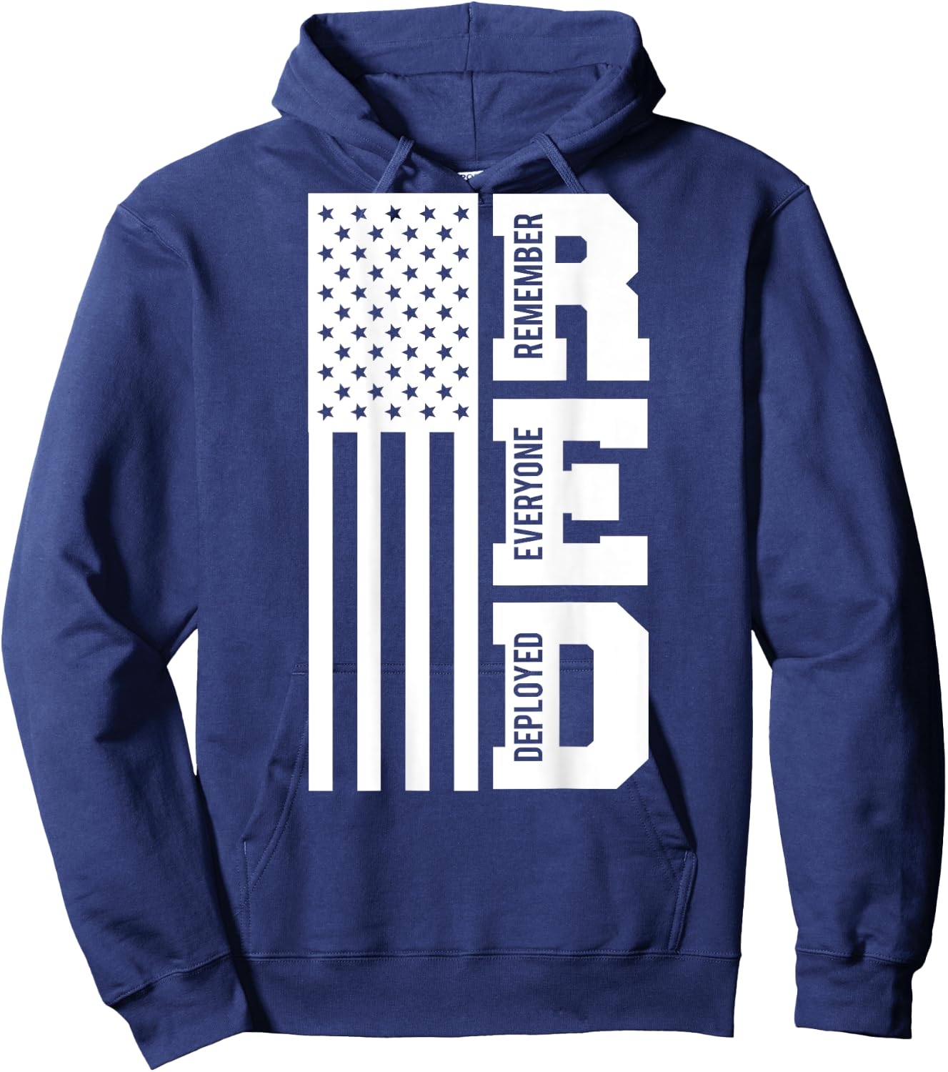On Fridays We Wear Red Soldiers Veterans Day ON BACK Hoodie - Hoodie | Navy
