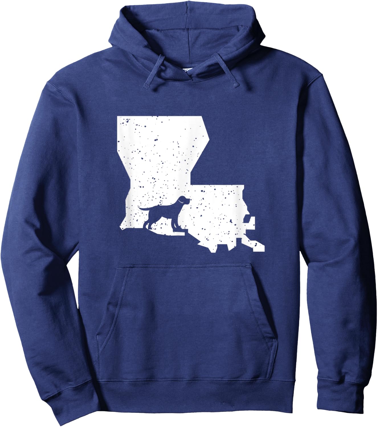 Labrador Louisiana Dog Lover Hoodie - Hoodie | Navy
