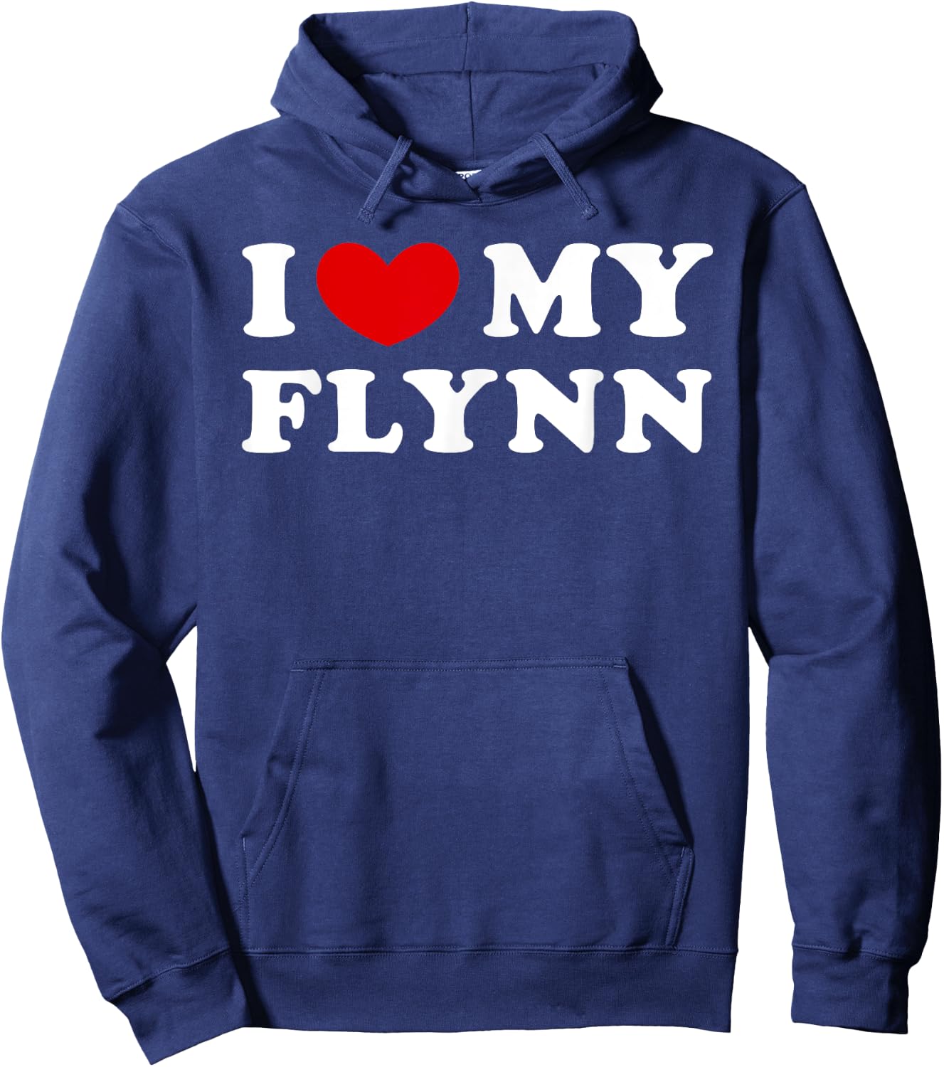 I Love My Flynn, I Heart My Flynn Hoodie - Hoodie | Navy