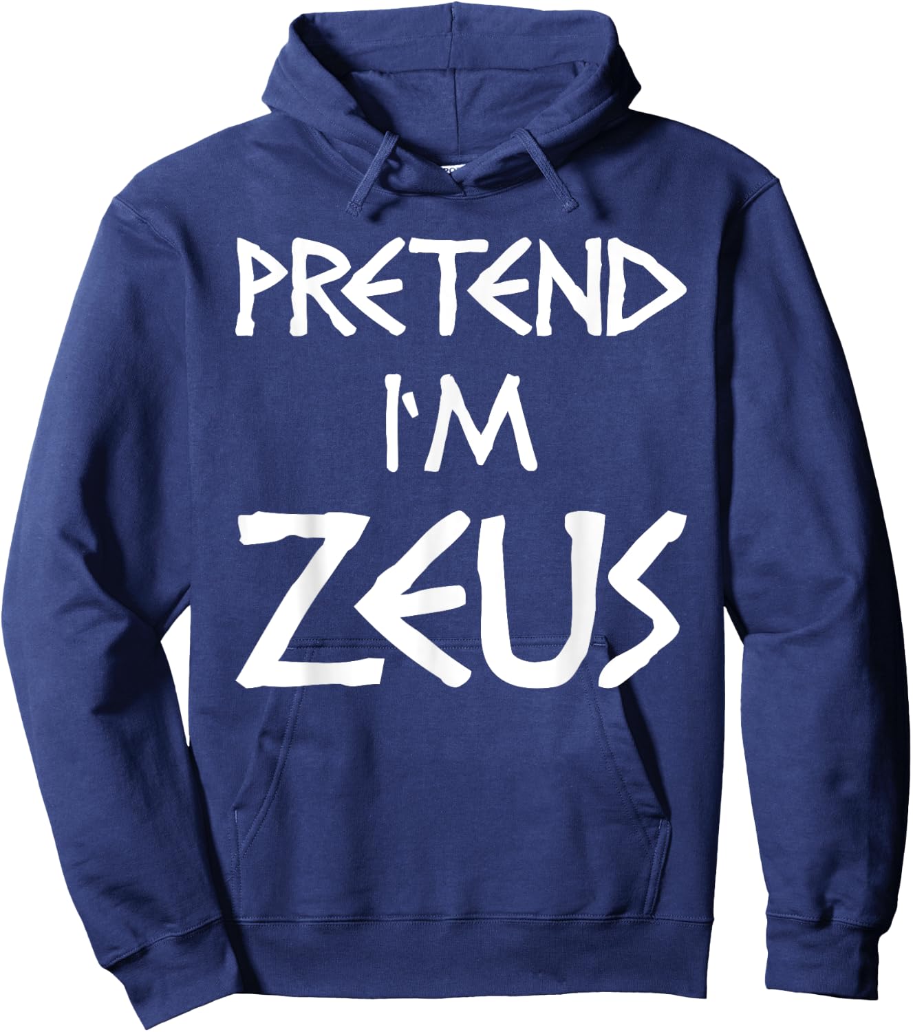 Pretend I'm Zeus Costume Women Men Kids Hoodie - Hoodie | Navy