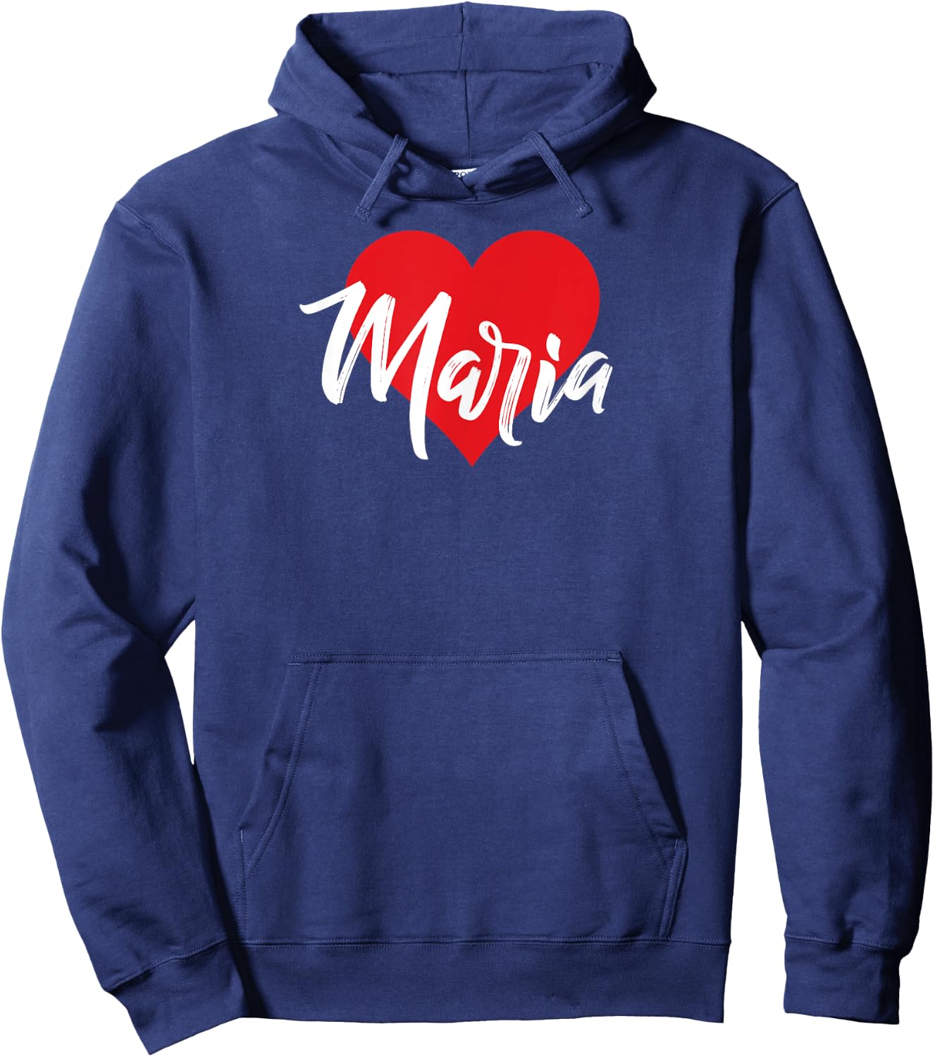 I Love Maria First Name I Heart Named Hoodie - Hoodie | Navy