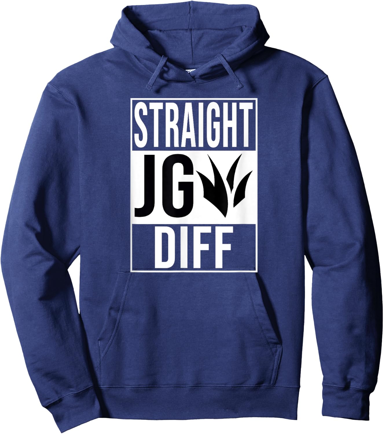 STRAIGHT OUTTA JUNGLE DIFF GAP JG DIFF JNG GAP JNGL JUNGLER , Black, S Hoodie - Hoodie | Navy