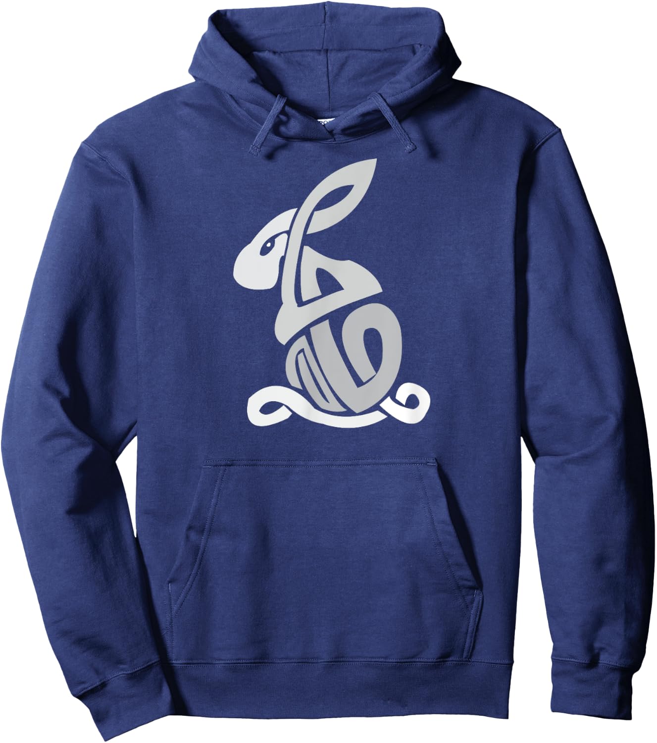 Celtic Symbols Celtic Rabbit Celtic Knots Irish Symbol Hoodie - Hoodie | Navy