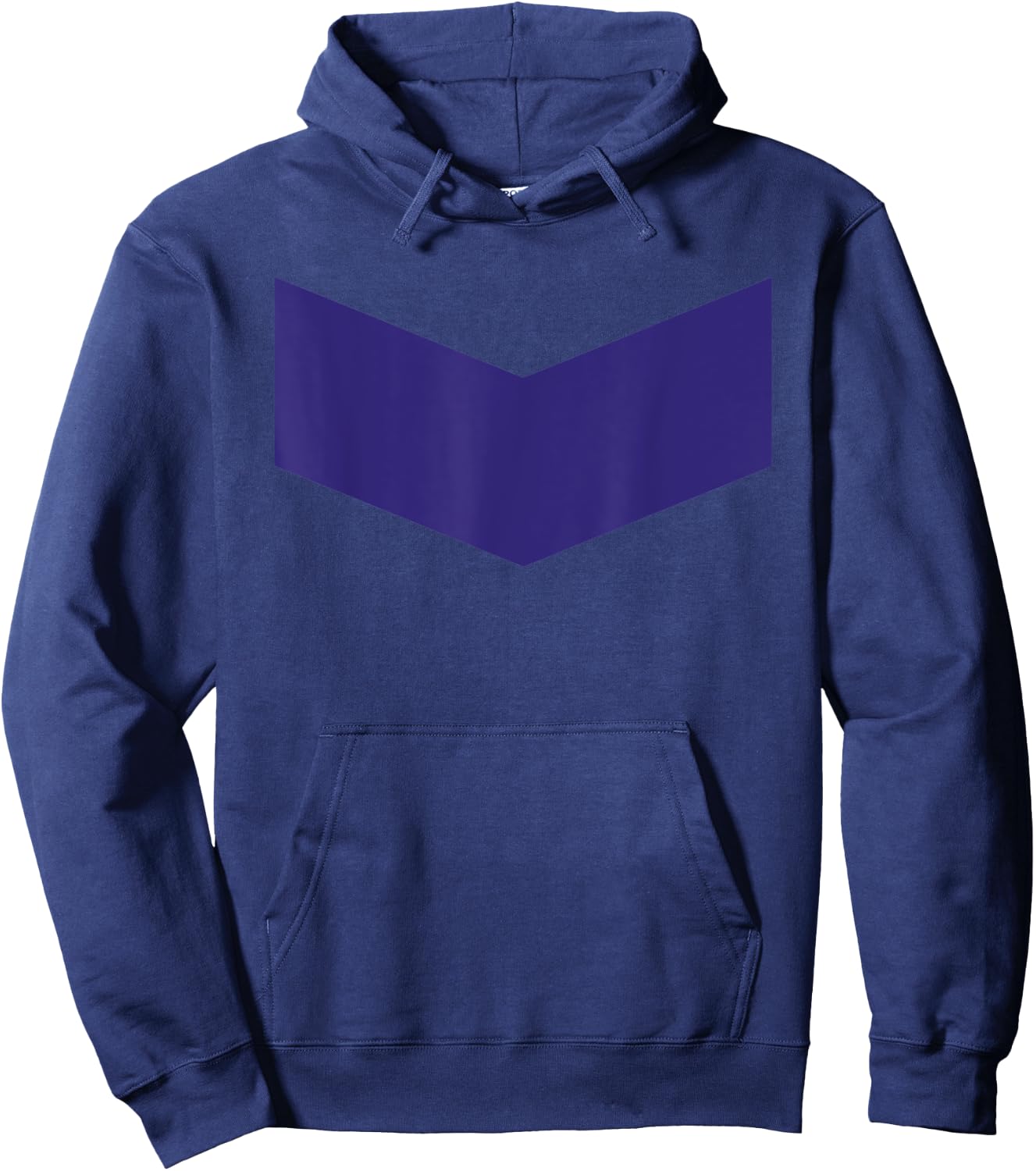 Purple Chevron Iconic Hoodie - Hoodie | Navy