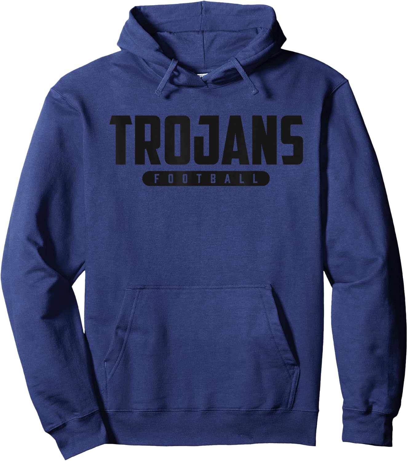 Homer Trojans Football Hoodie - Hoodie | Navy