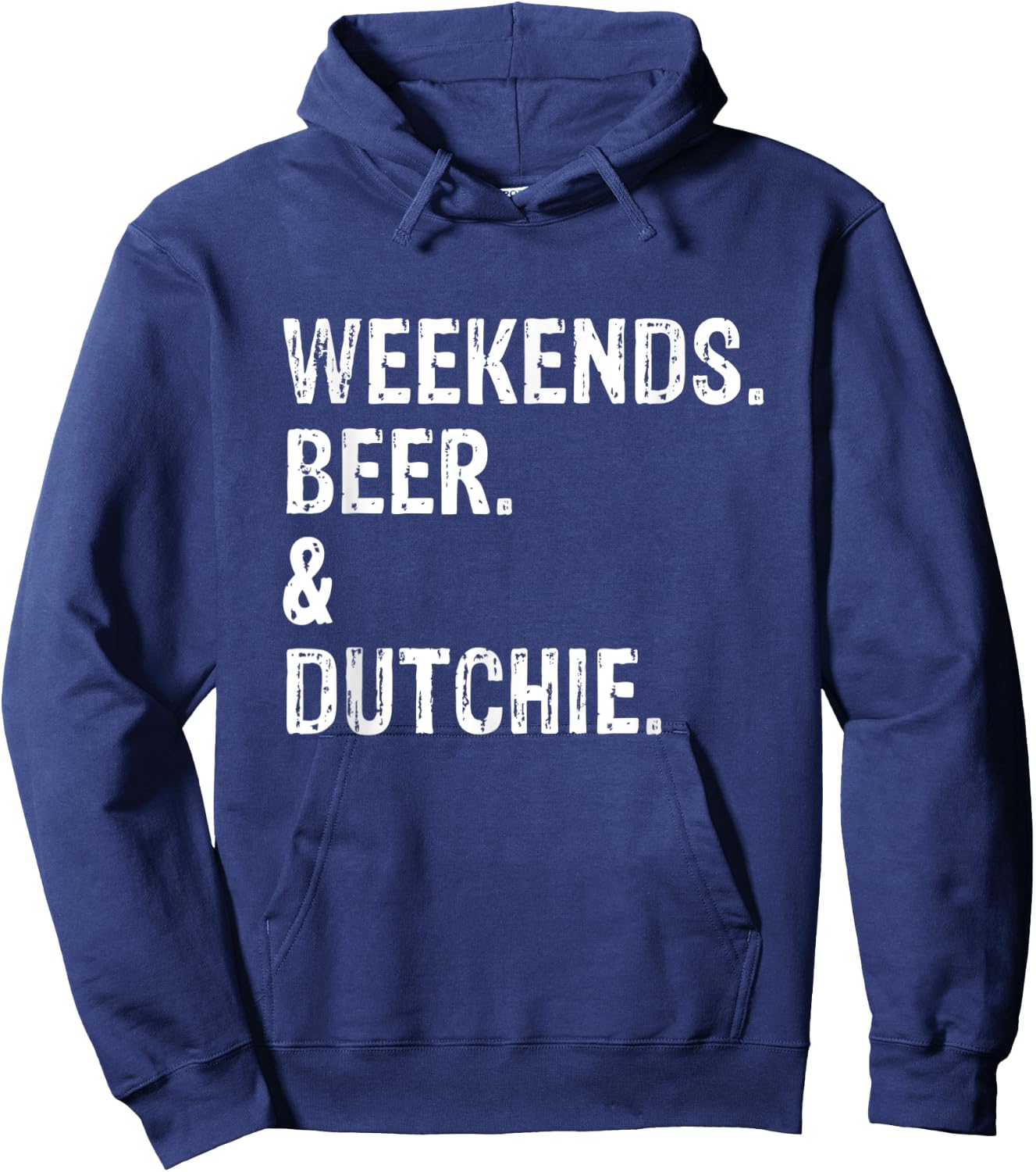 Weekends Beer and Dutchie Funny Summer Dutch Shepherd Dog Men Women Hoodie - Hoodie | Navy