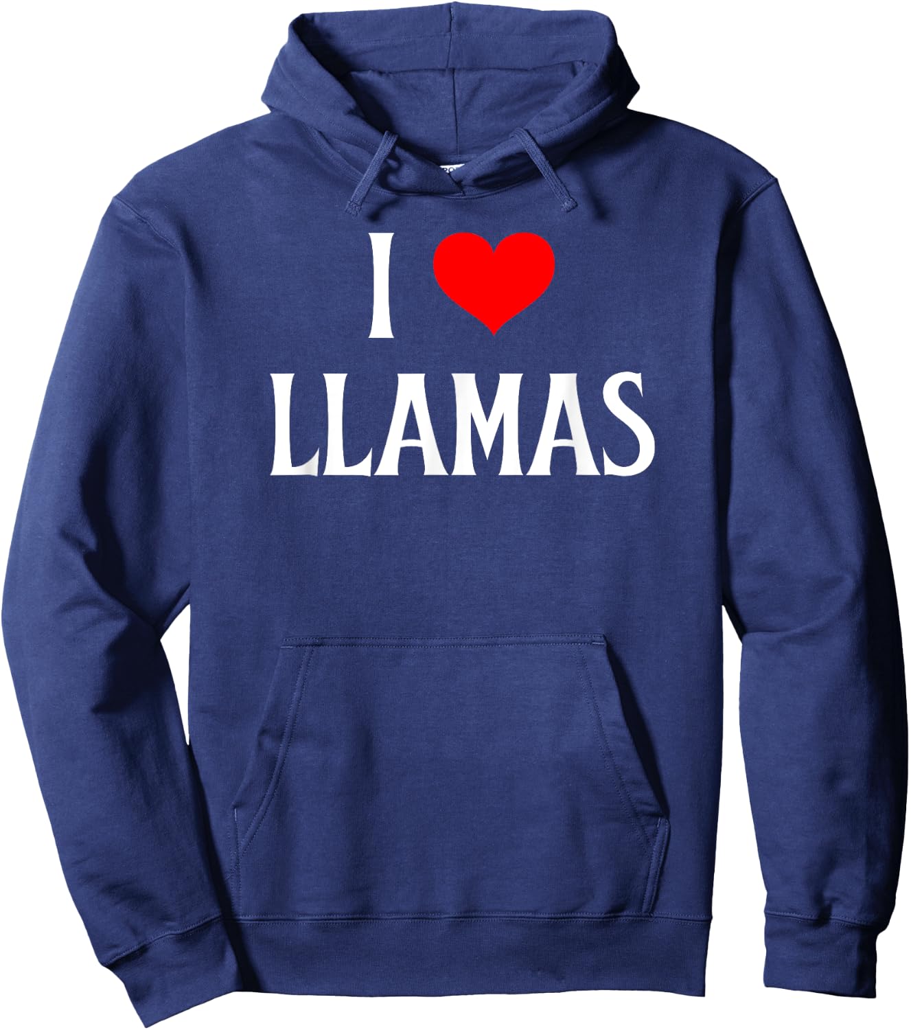 I Love Llamas I Heart Llamas Llama lover Lama Pacos Hoodie - Hoodie | Navy