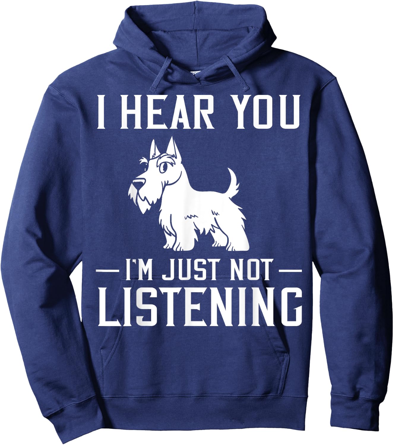 Scottish Terrier Dog Puppies Owner Lover Women Girls Kids Hoodie - Hoodie | Navy