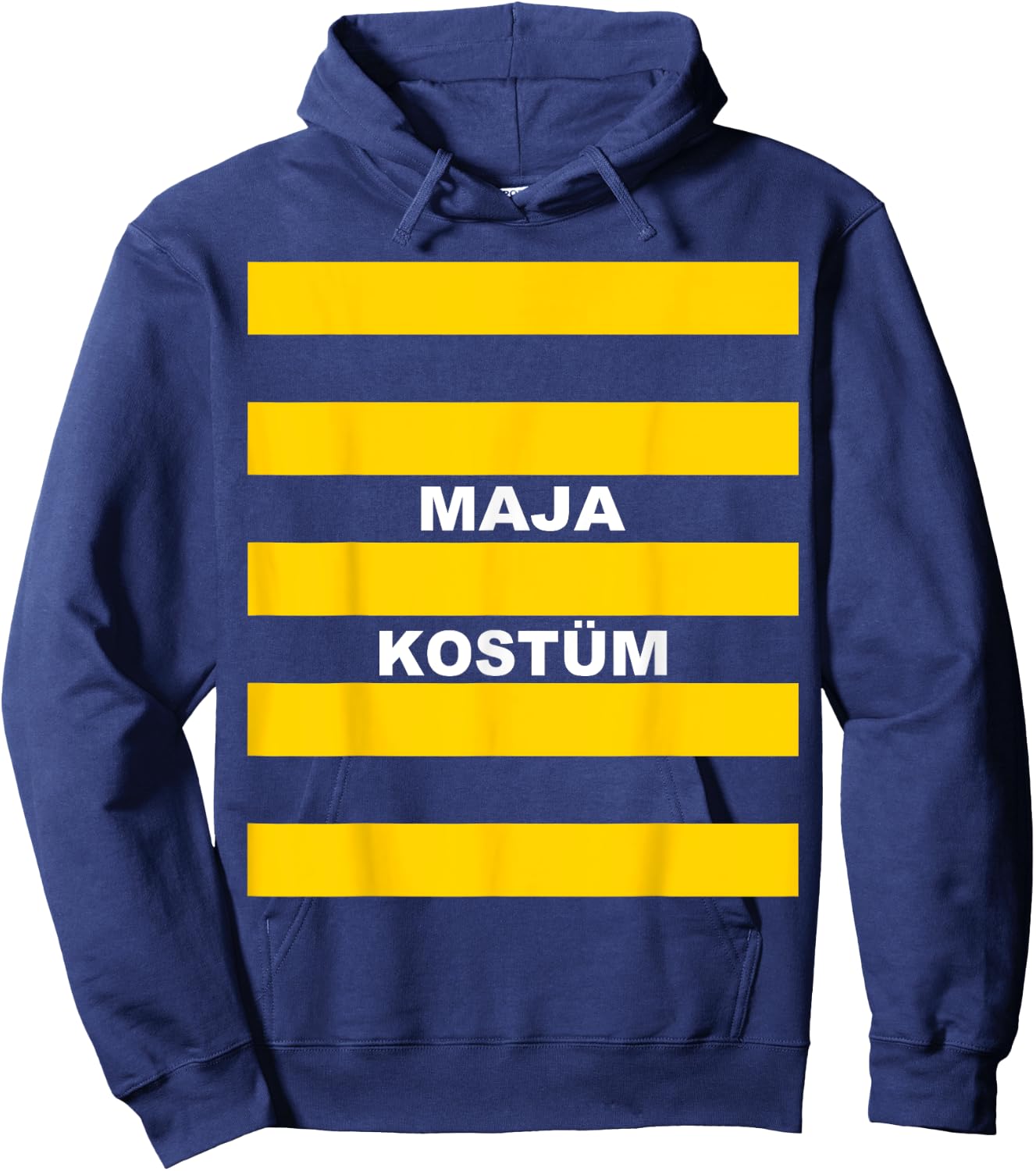 Maya Bee Costume Couple Costume Bee Carnival , black Hoodie - Hoodie | Navy