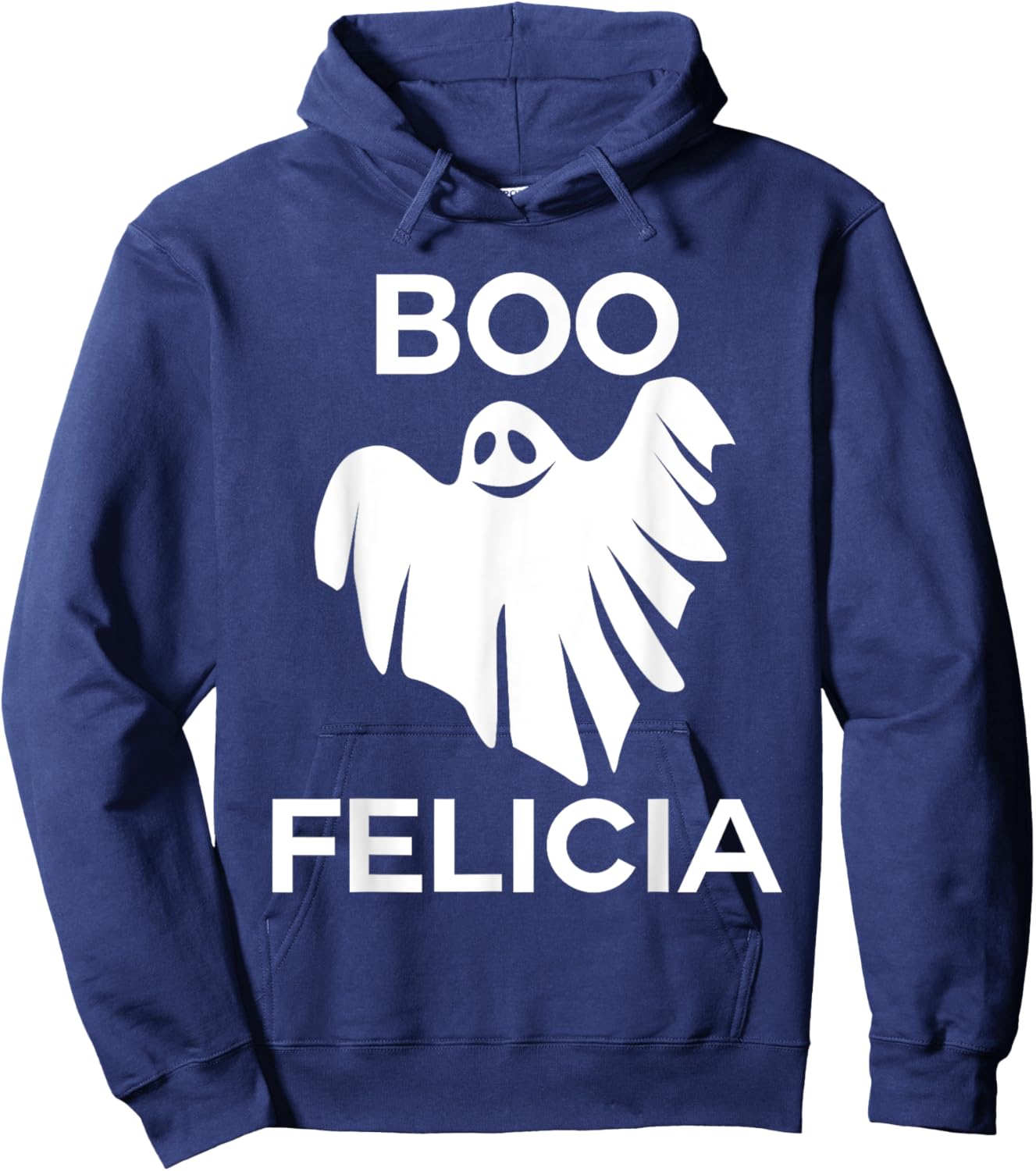 Boo Felicia Funny Halloween Hoodie - Hoodie | Navy