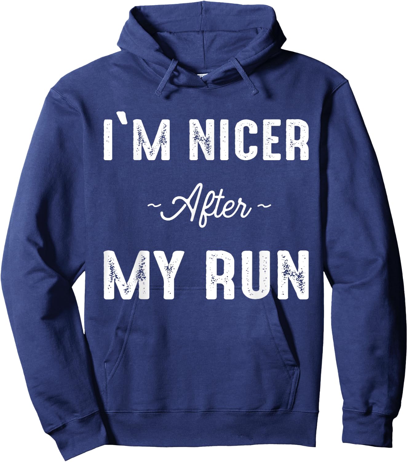 Funny Running Shirts With Sayings Jogging Gift Runners Hoodie - Hoodie | Navy
