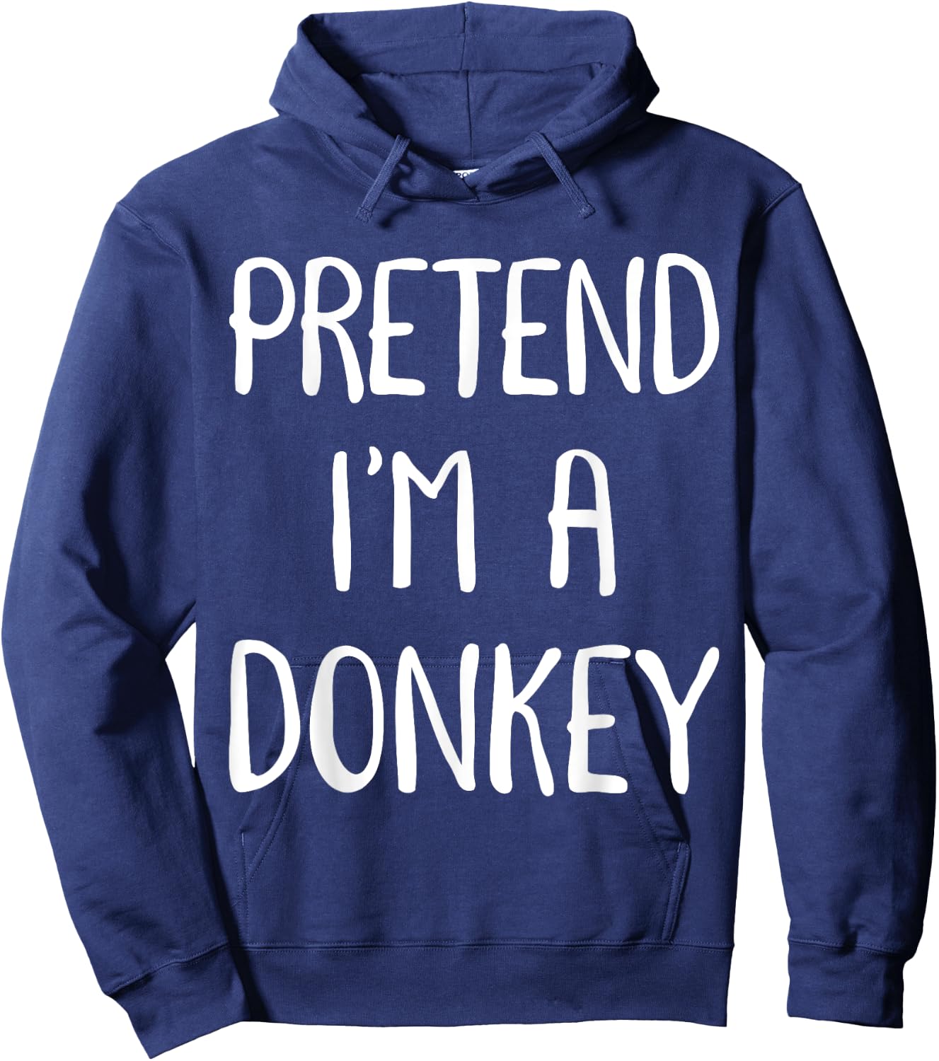 Donkey Halloween Costume for Kids Pretend I'm a Donkey Hoodie - Hoodie | Navy