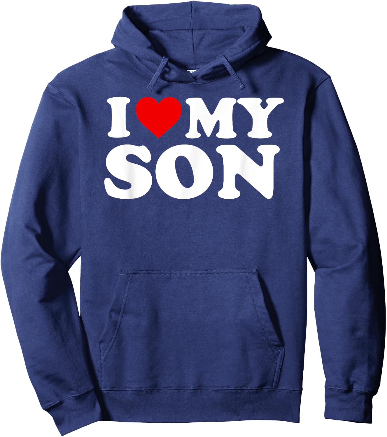 I Love My Son T Shirt Hoodie - Hoodie | Navy