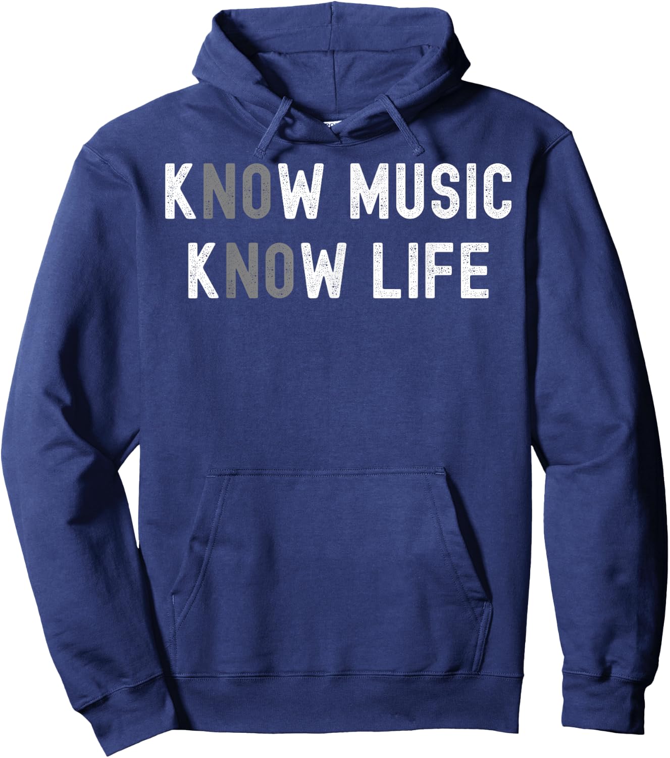 No Music No Life Hoodie - Hoodie | Navy