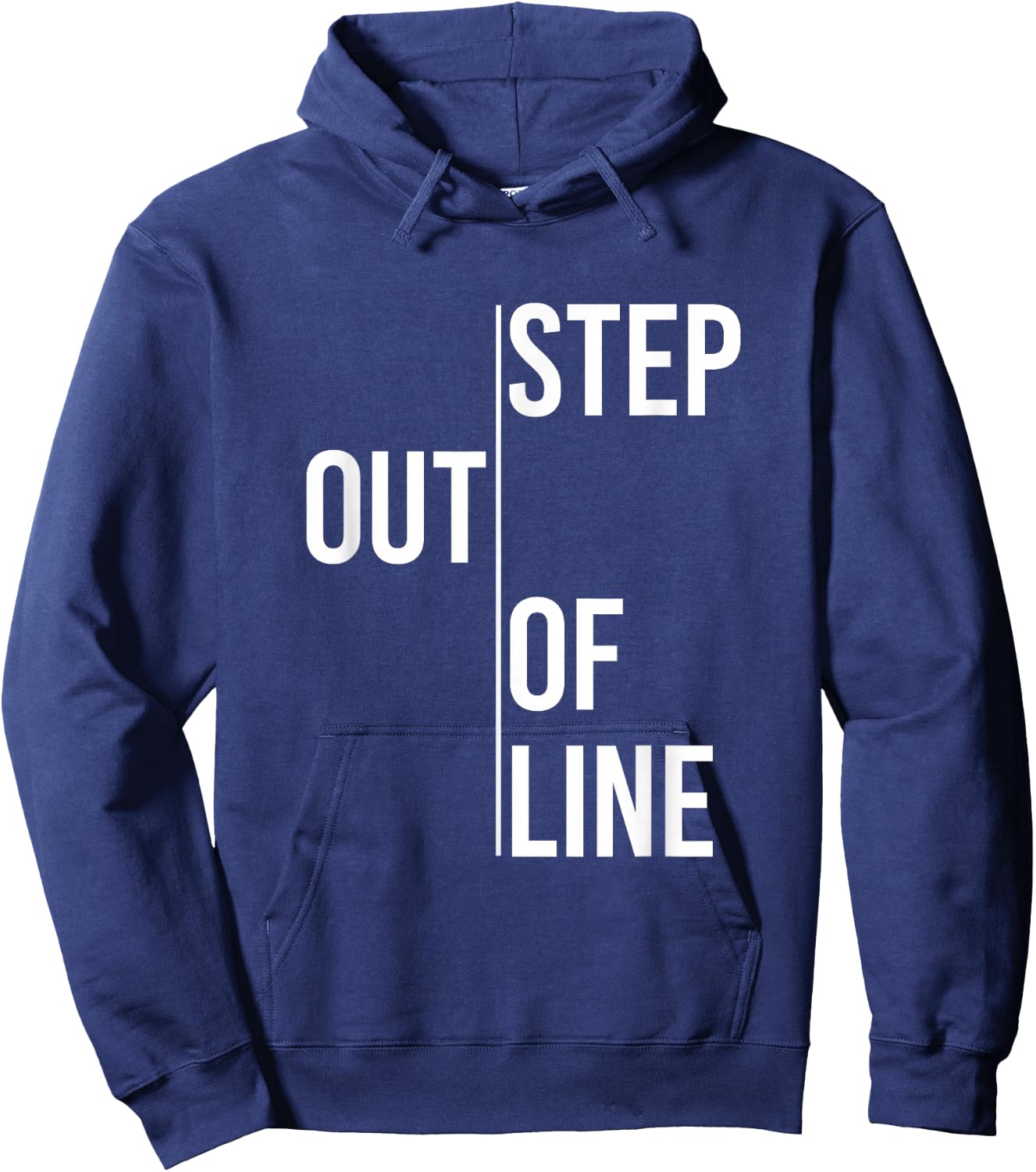 Step Out of Line Hoodie - Hoodie | Navy
