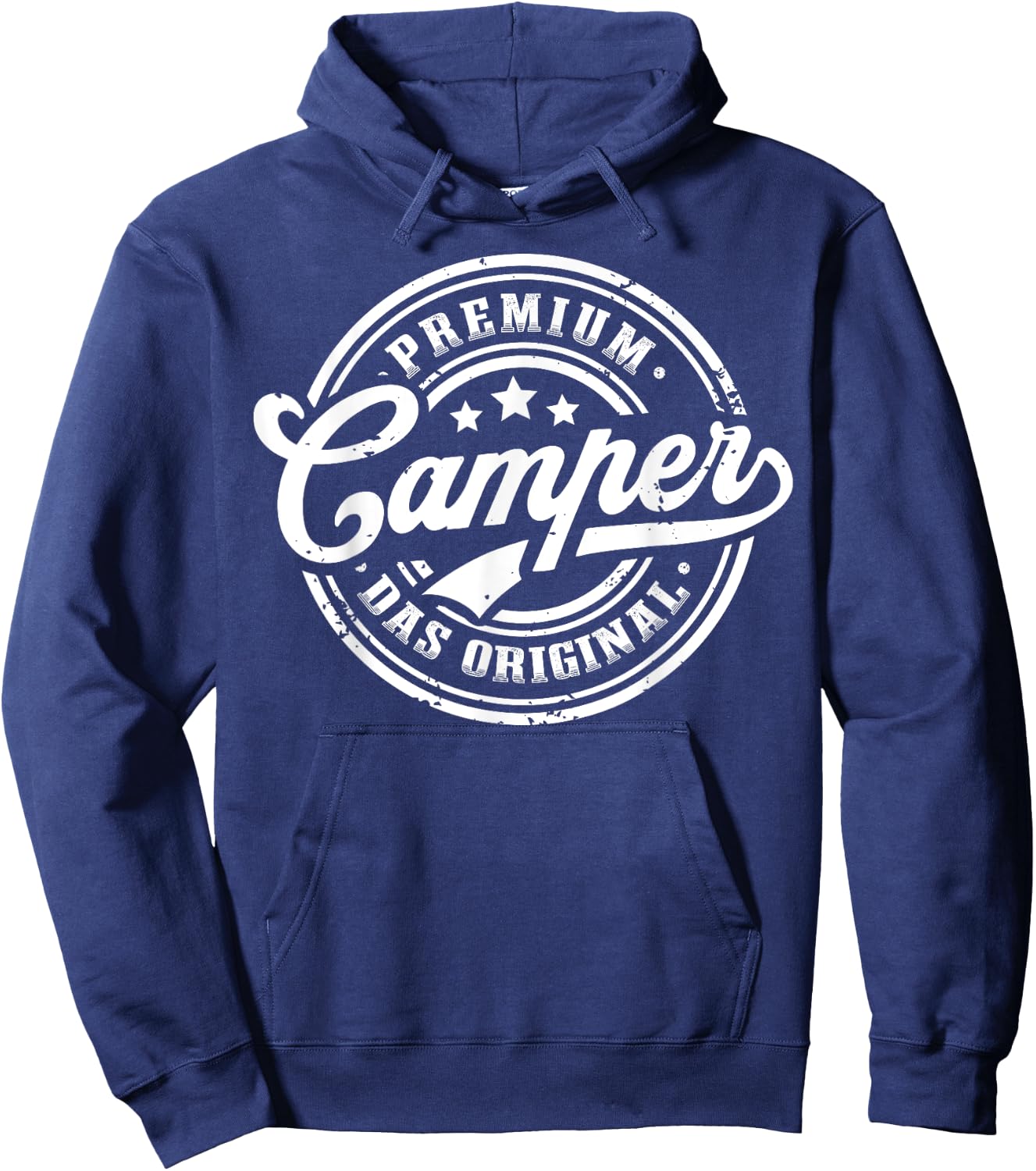 Camper Original Caravan Funny Camping , black, s Hoodie - Hoodie | Navy